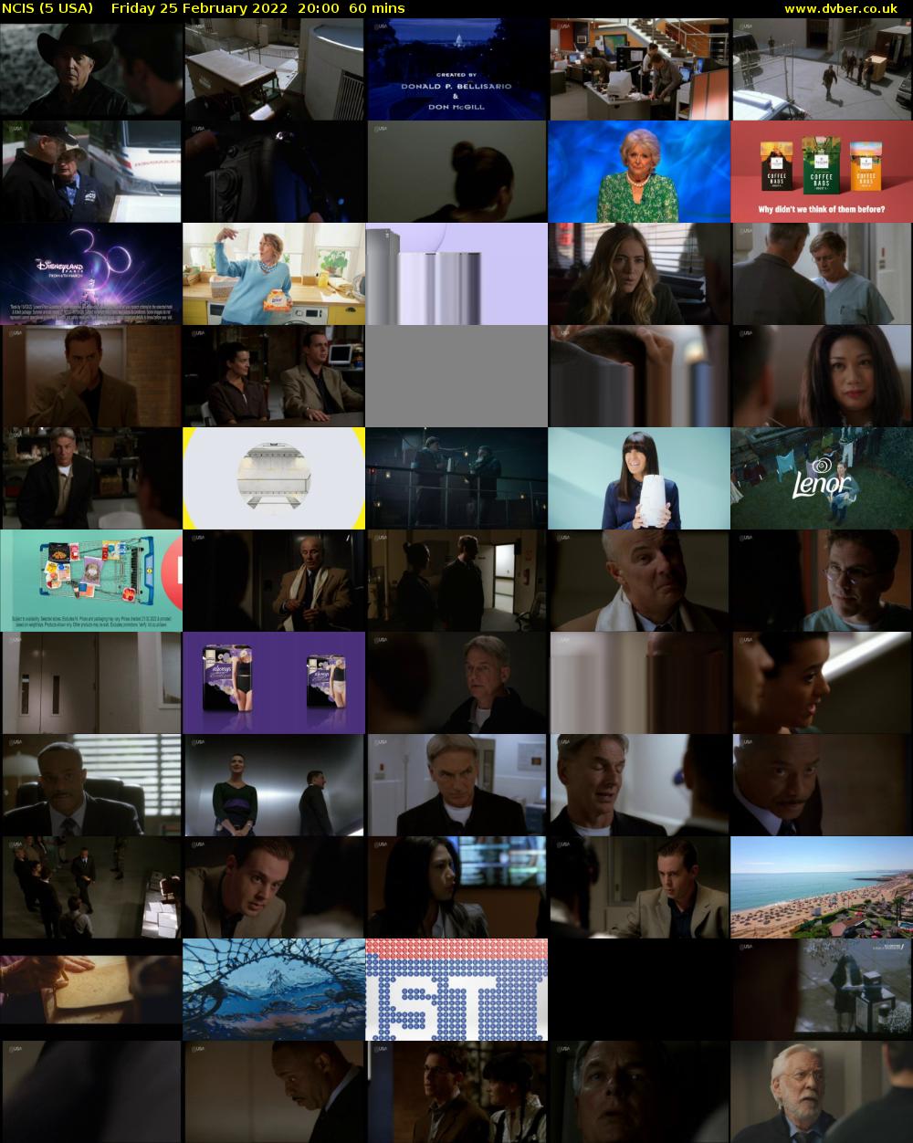 NCIS (5 USA) Friday 25 February 2022 20:00 - 21:00