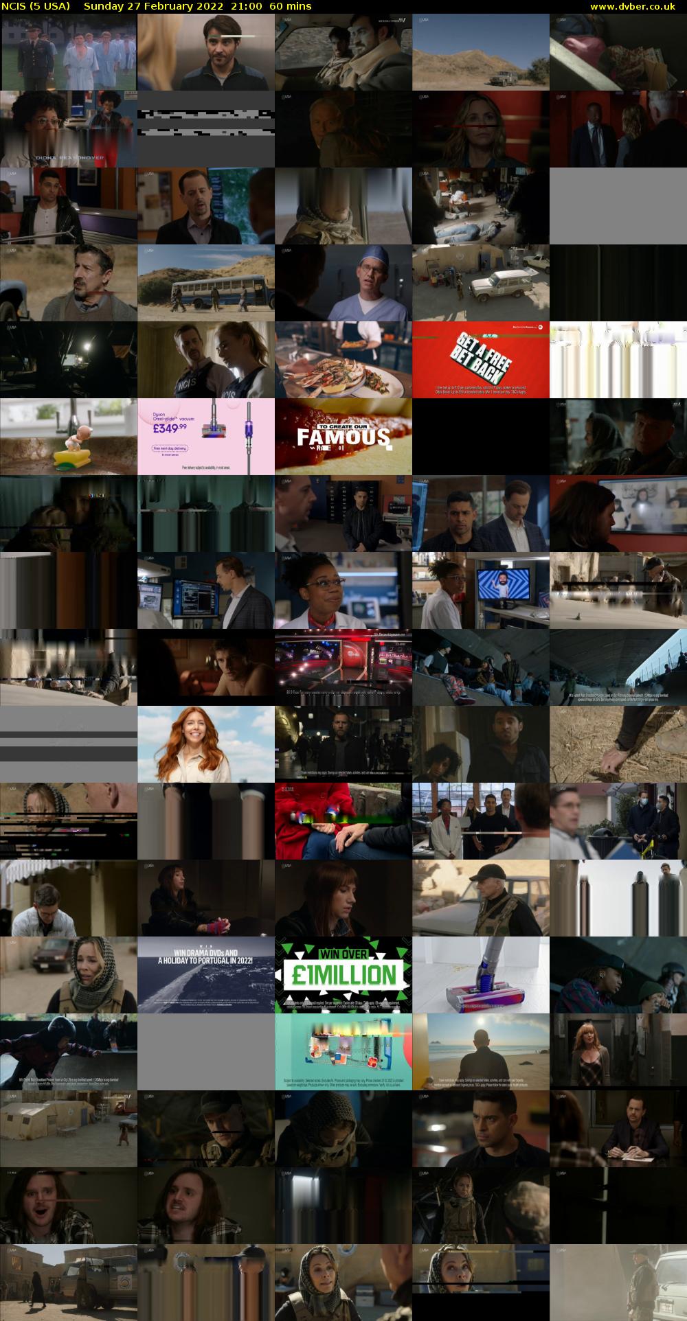 NCIS (5 USA) Sunday 27 February 2022 21:00 - 22:00