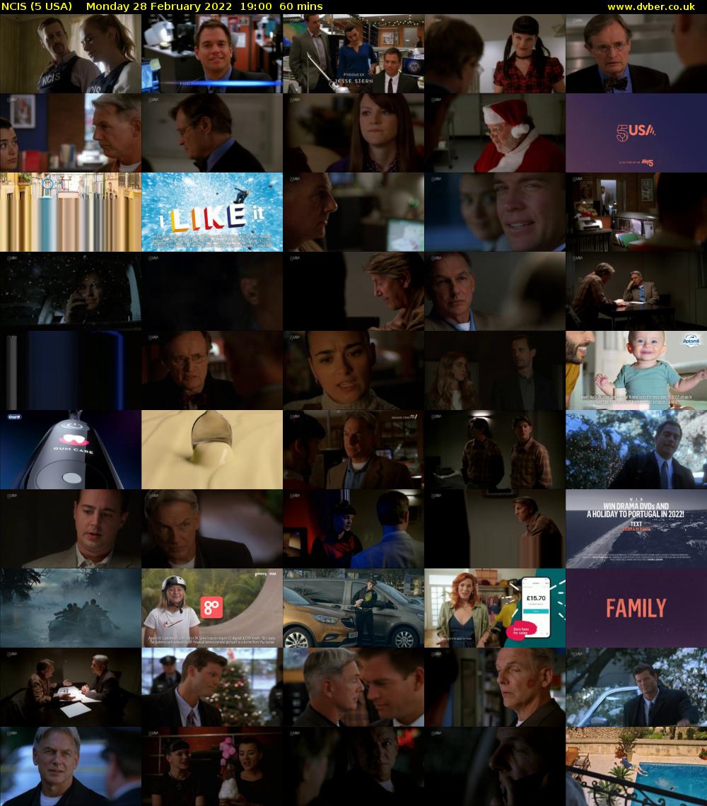 NCIS (5 USA) Monday 28 February 2022 19:00 - 20:00