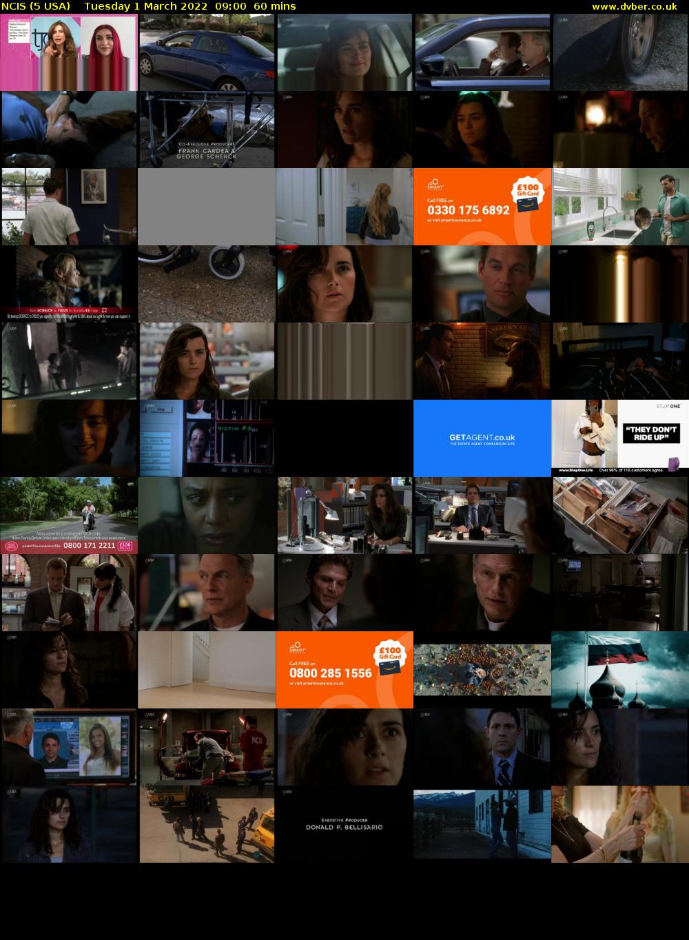 NCIS (5 USA) Tuesday 1 March 2022 09:00 - 10:00