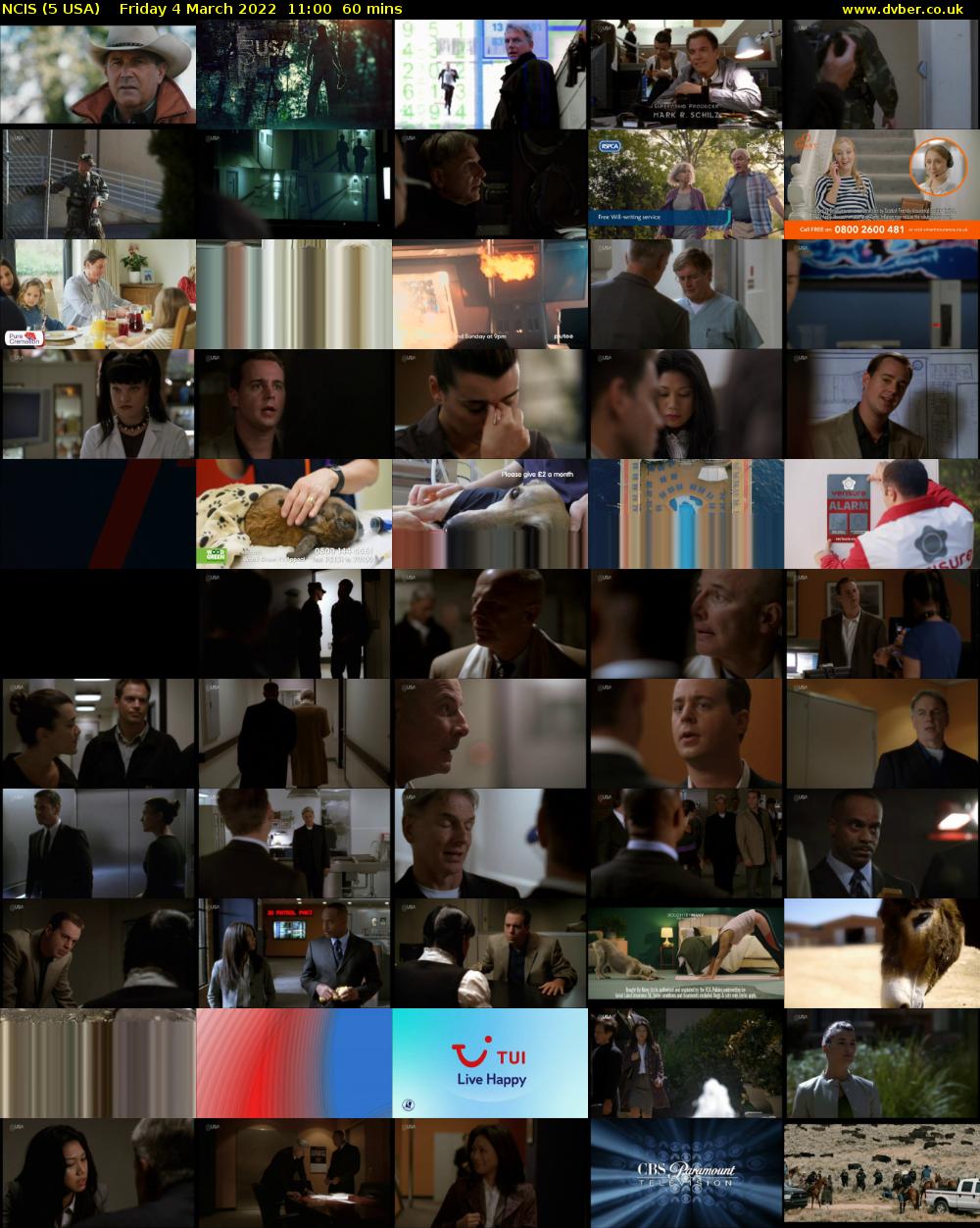 NCIS (5 USA) Friday 4 March 2022 11:00 - 12:00
