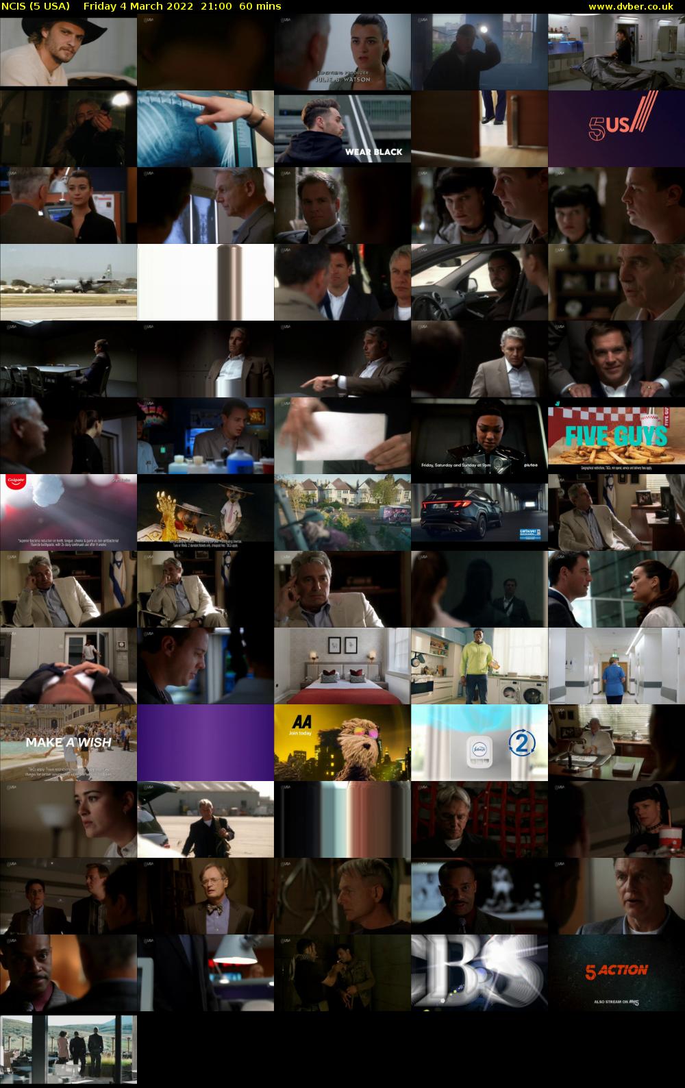 NCIS (5 USA) Friday 4 March 2022 21:00 - 22:00