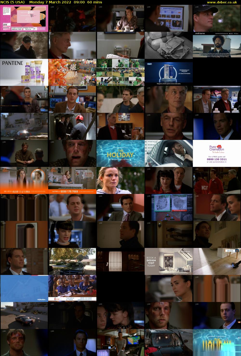 NCIS (5 USA) Monday 7 March 2022 09:00 - 10:00