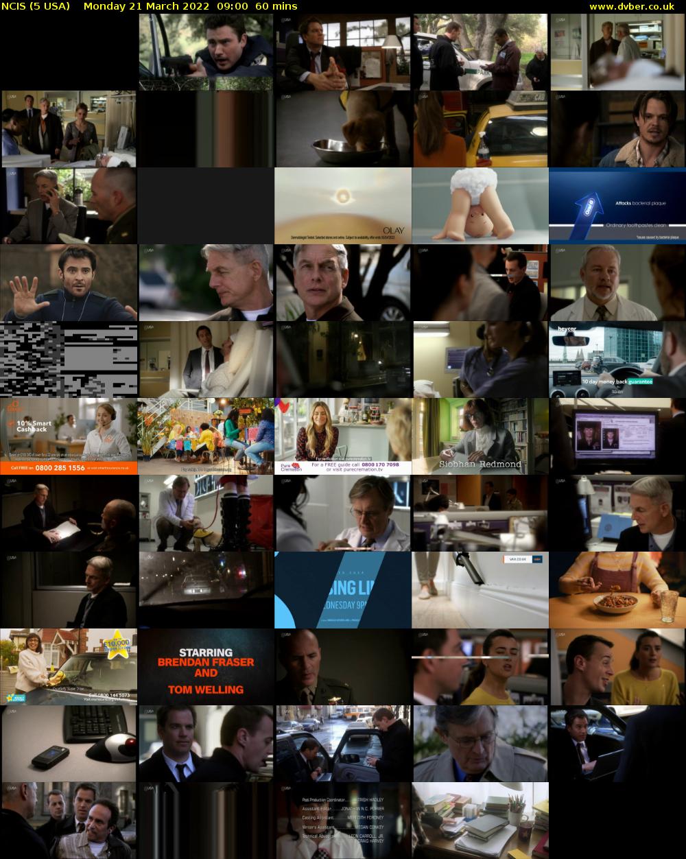 NCIS (5 USA) Monday 21 March 2022 09:00 - 10:00