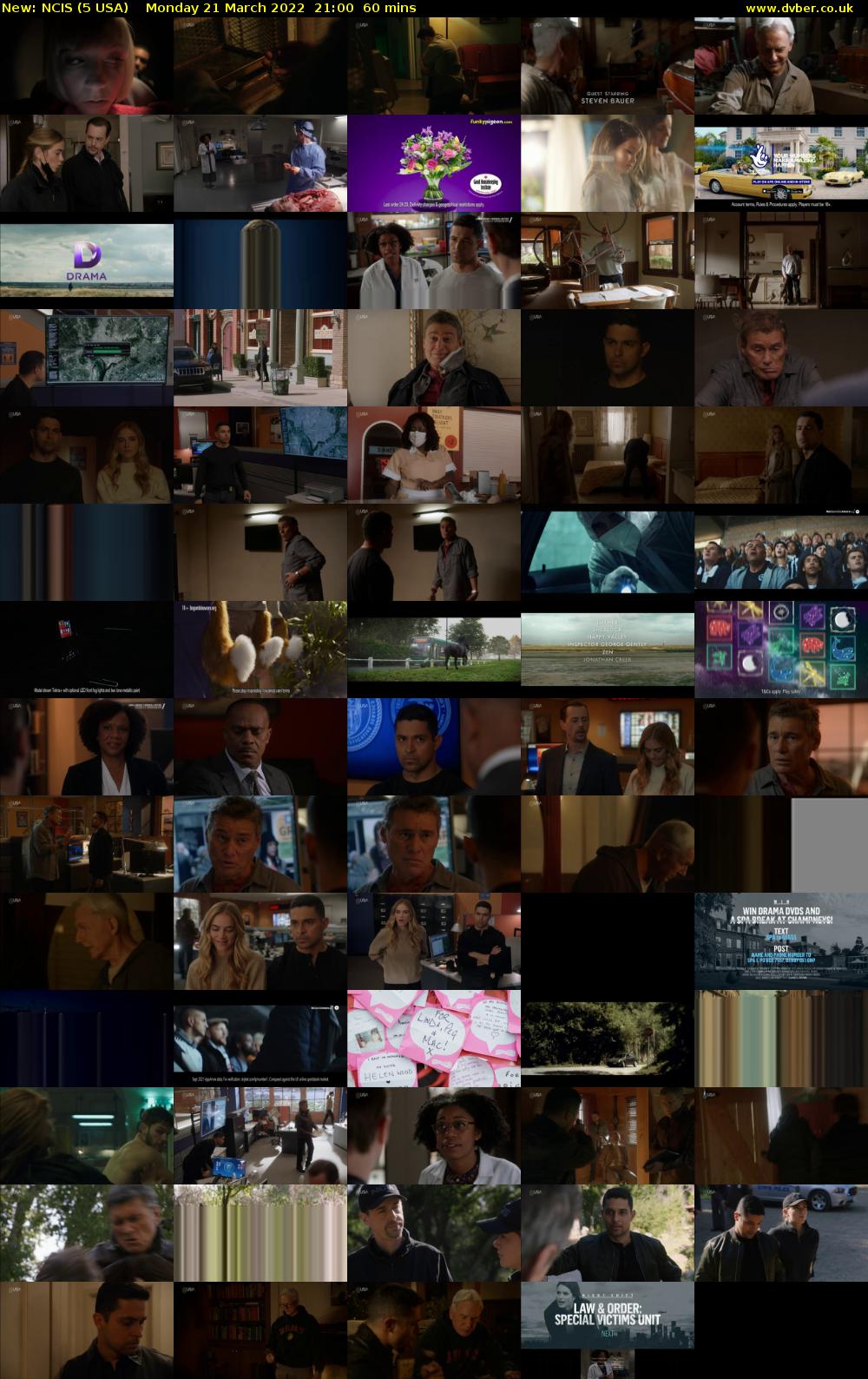 NCIS (5 USA) Monday 21 March 2022 21:00 - 22:00