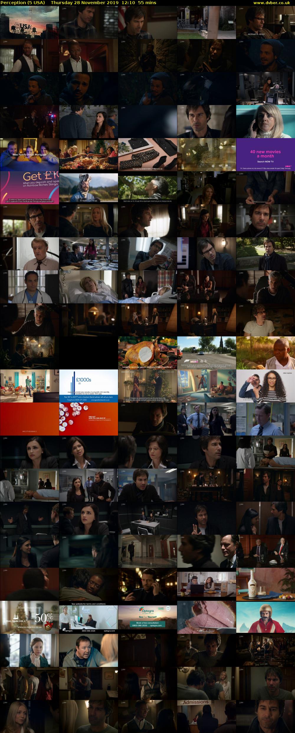 Perception (5 USA) Thursday 28 November 2019 12:10 - 13:05