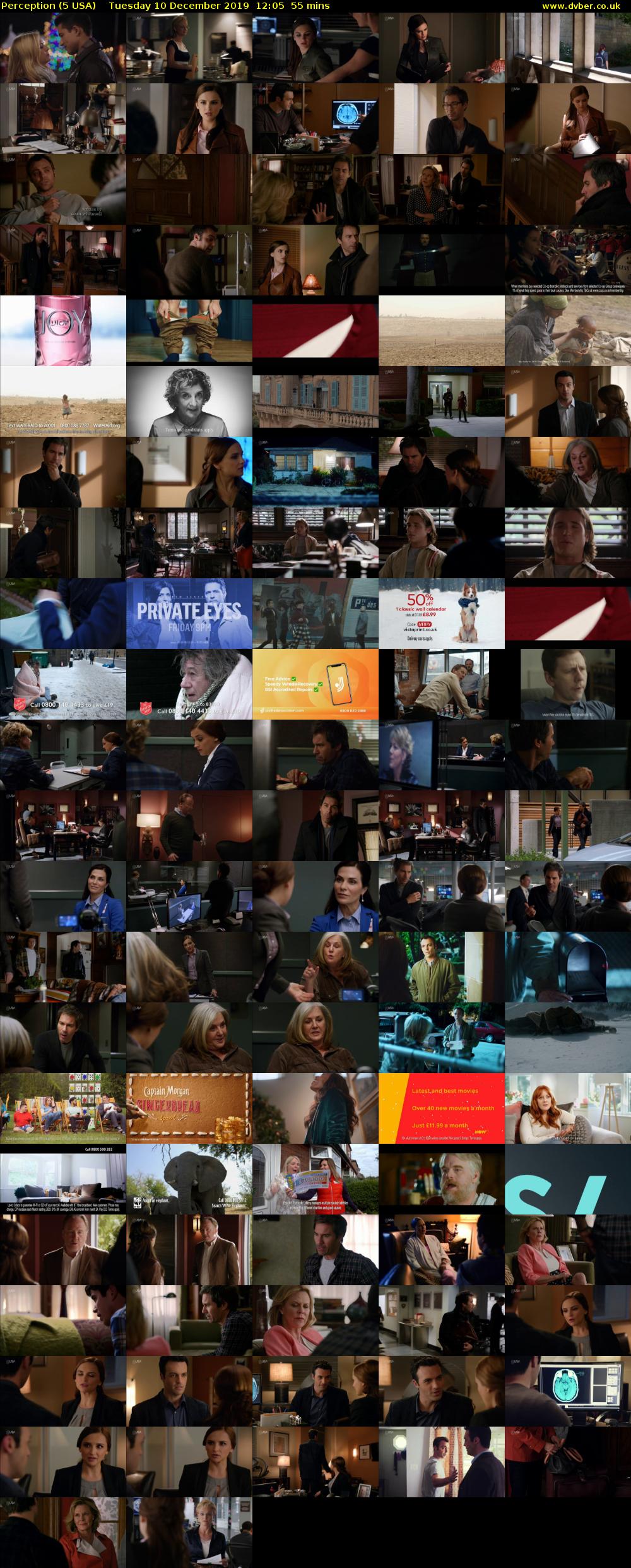 Perception (5 USA) Tuesday 10 December 2019 12:05 - 13:00