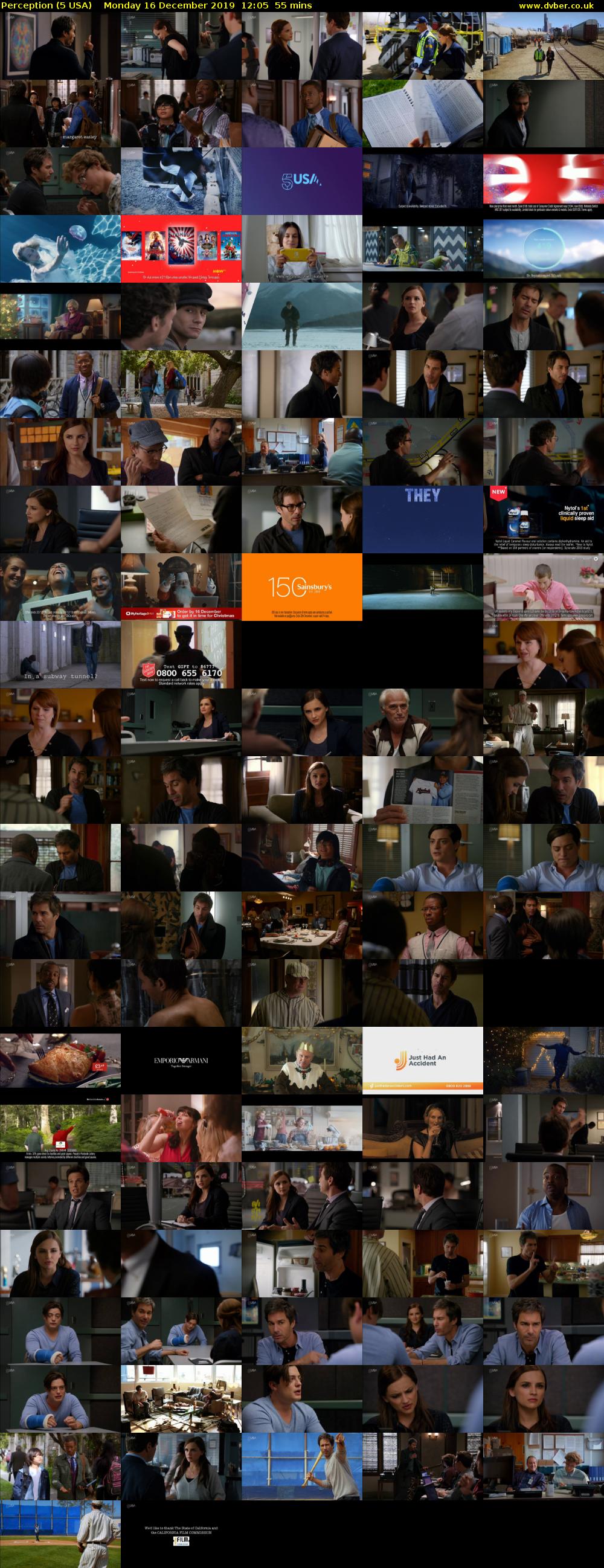 Perception (5 USA) Monday 16 December 2019 12:05 - 13:00
