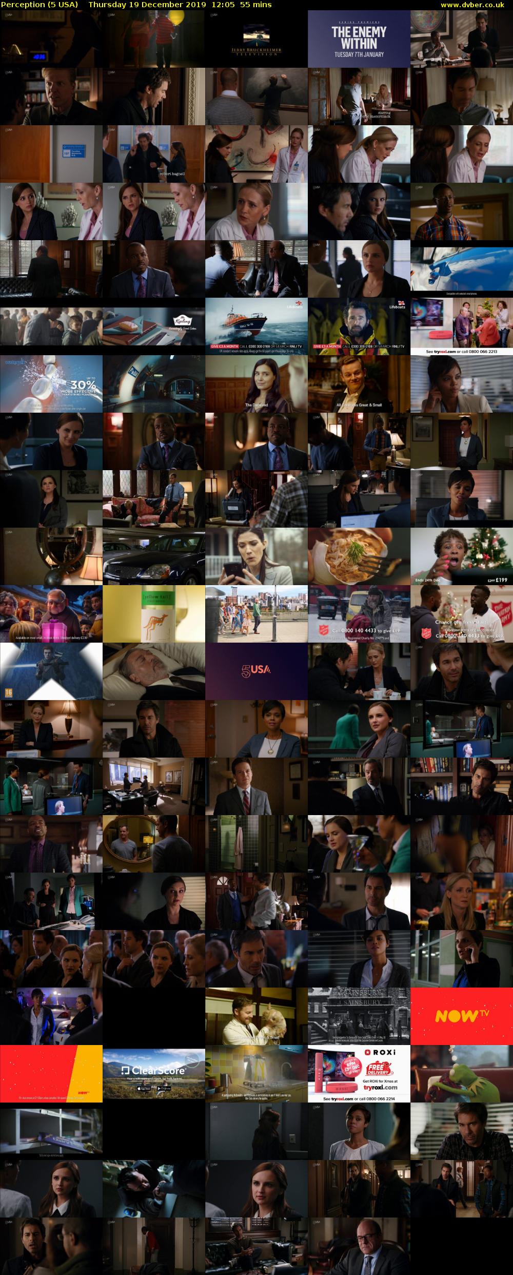 Perception (5 USA) Thursday 19 December 2019 12:05 - 13:00