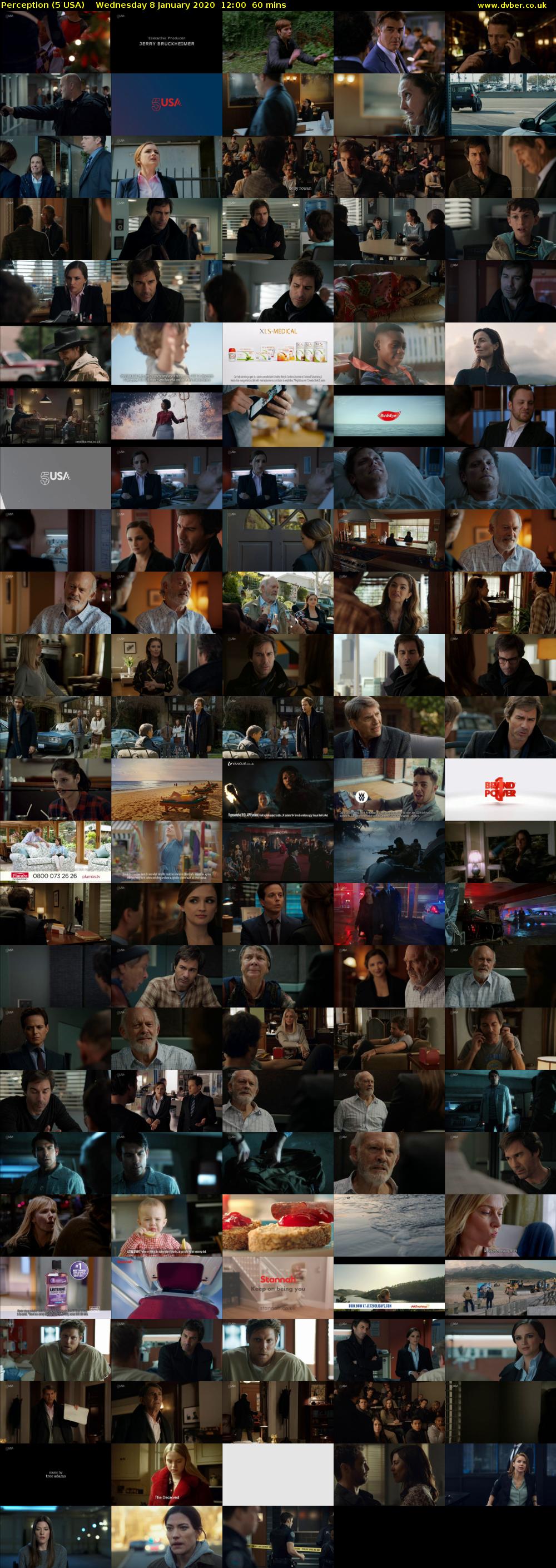 Perception (5 USA) Wednesday 8 January 2020 12:00 - 13:00