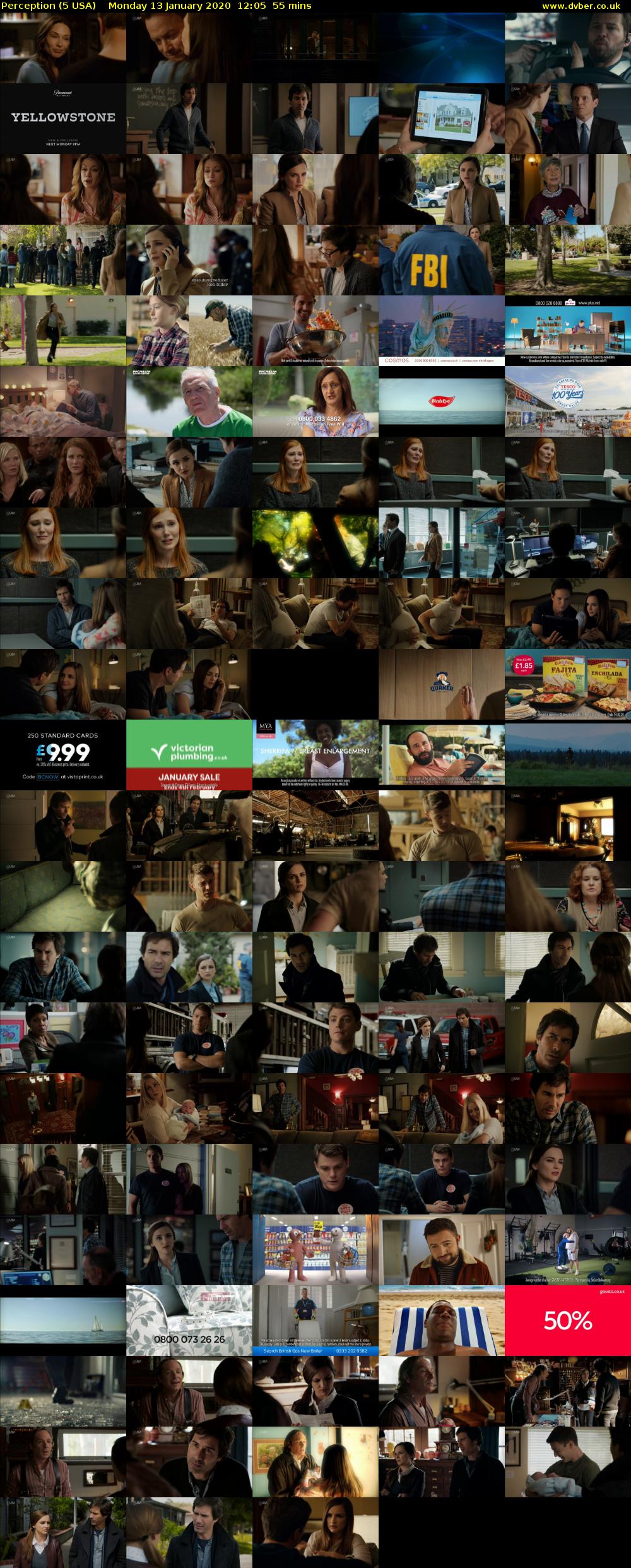 Perception (5 USA) Monday 13 January 2020 12:05 - 13:00