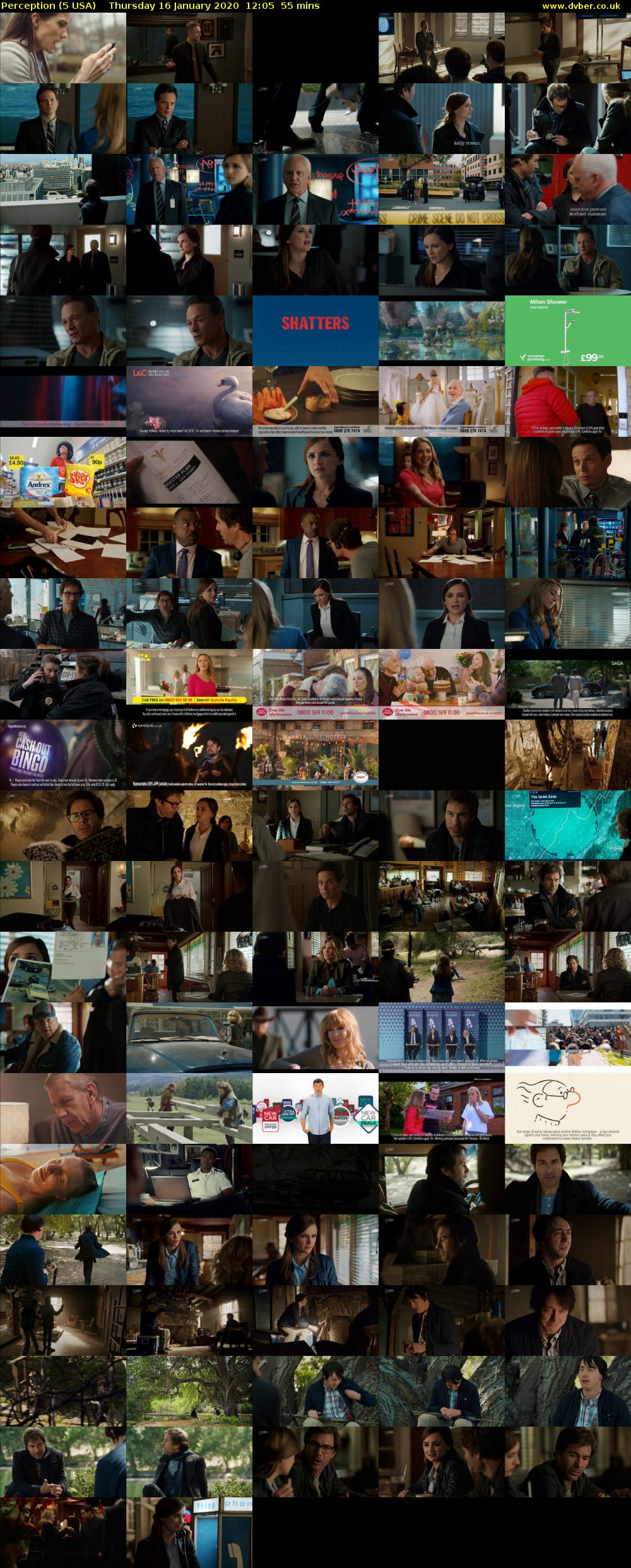 Perception (5 USA) Thursday 16 January 2020 12:05 - 13:00