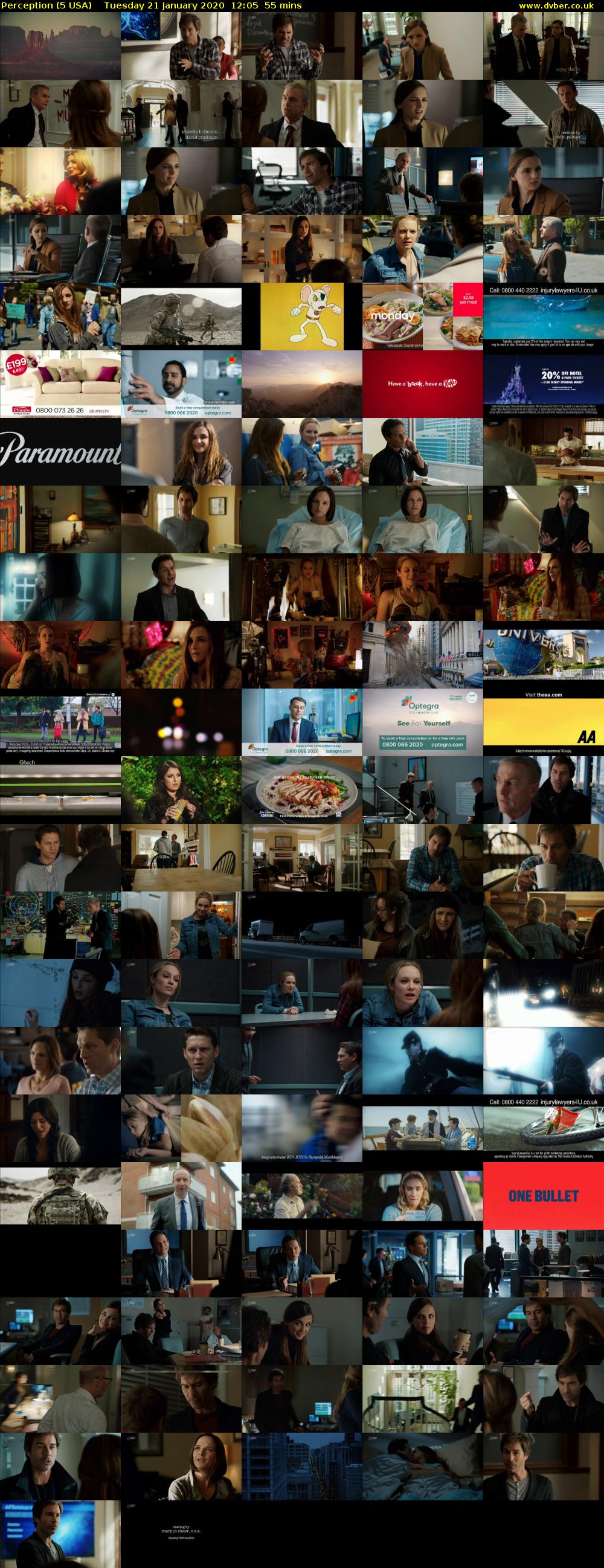 Perception (5 USA) Tuesday 21 January 2020 12:05 - 13:00