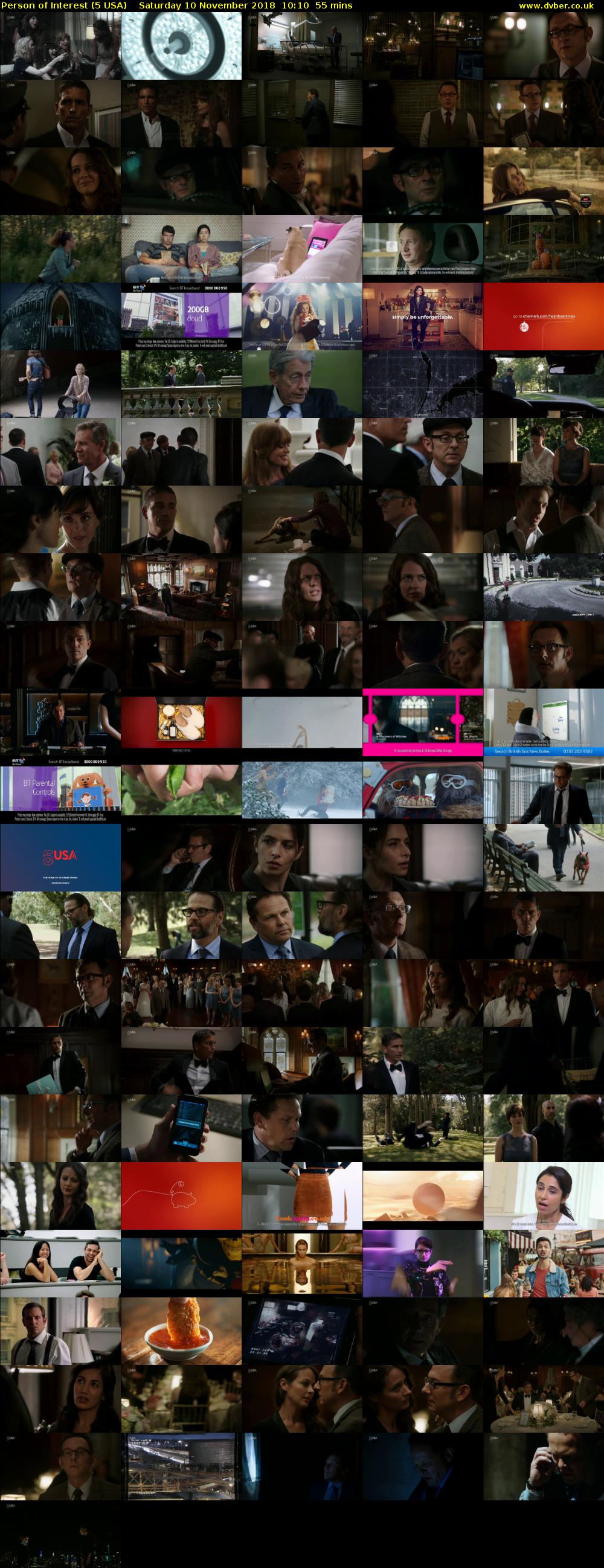 Person of Interest (5 USA) Saturday 10 November 2018 10:10 - 11:05