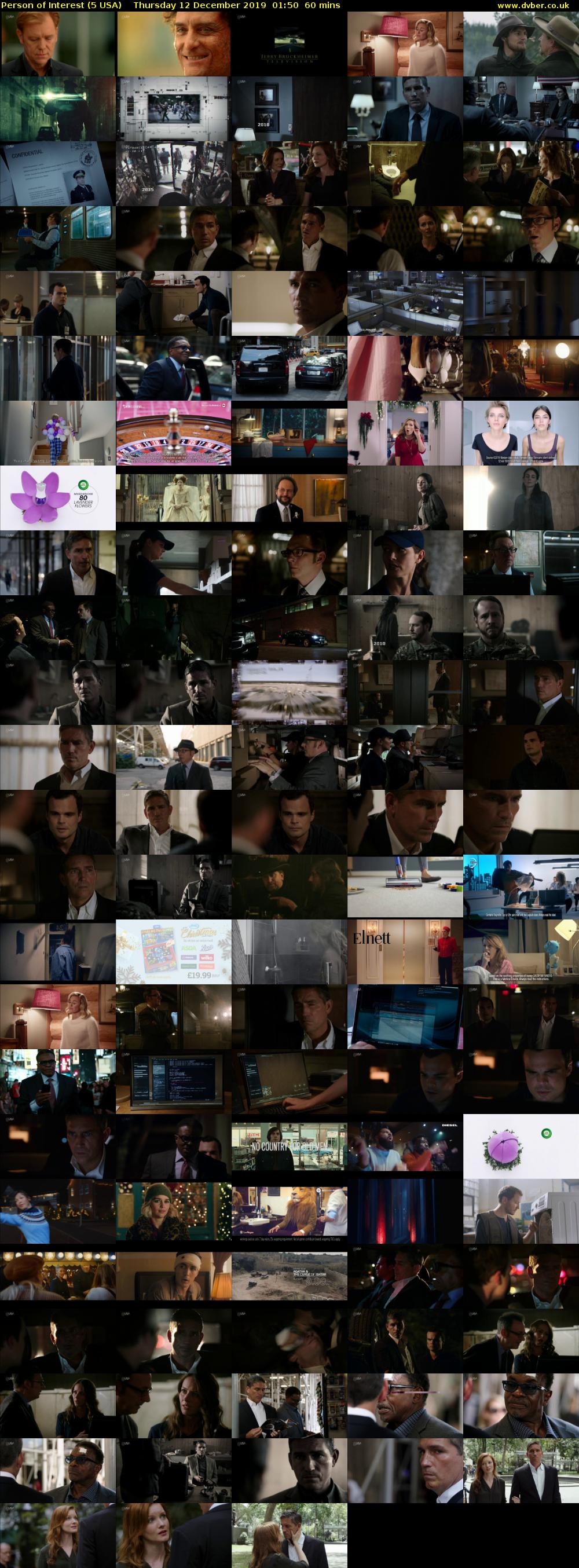 Person of Interest (5 USA) Thursday 12 December 2019 01:50 - 02:50