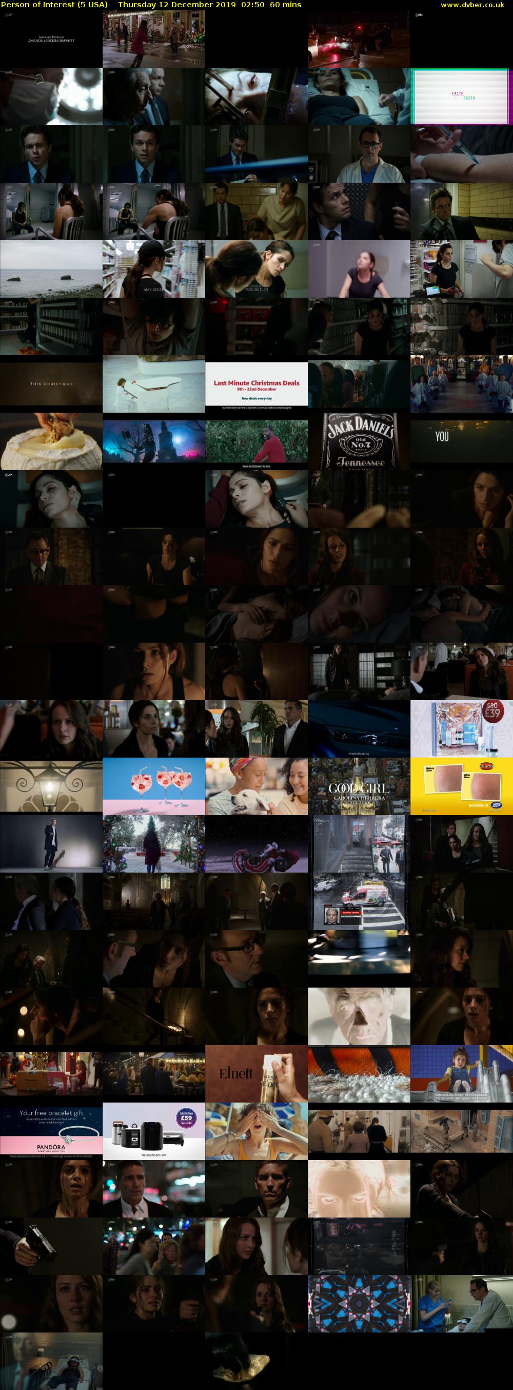 Person of Interest (5 USA) Thursday 12 December 2019 02:50 - 03:50