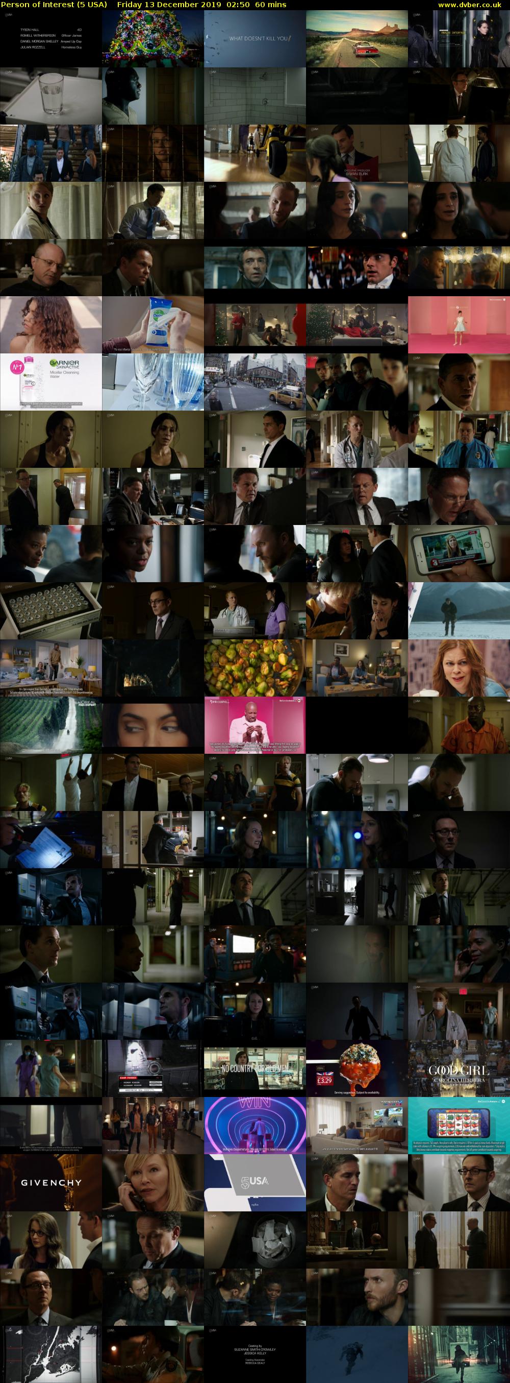 Person of Interest (5 USA) Friday 13 December 2019 02:50 - 03:50