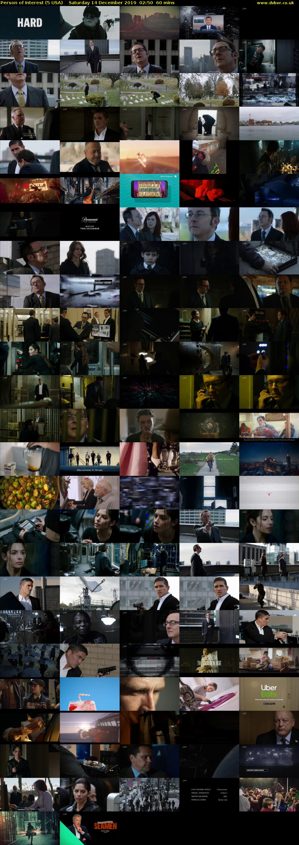 Person of Interest (5 USA) Saturday 14 December 2019 02:50 - 03:50