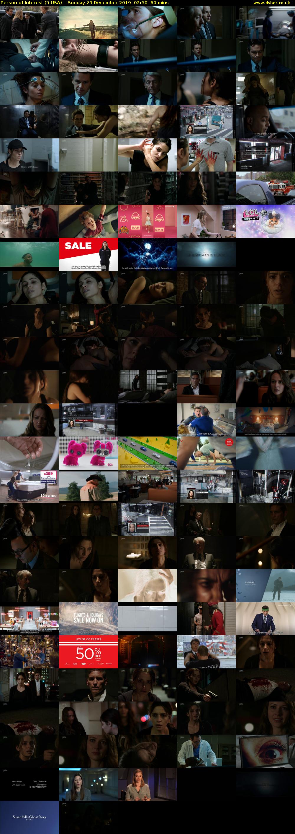Person of Interest (5 USA) Sunday 29 December 2019 02:50 - 03:50