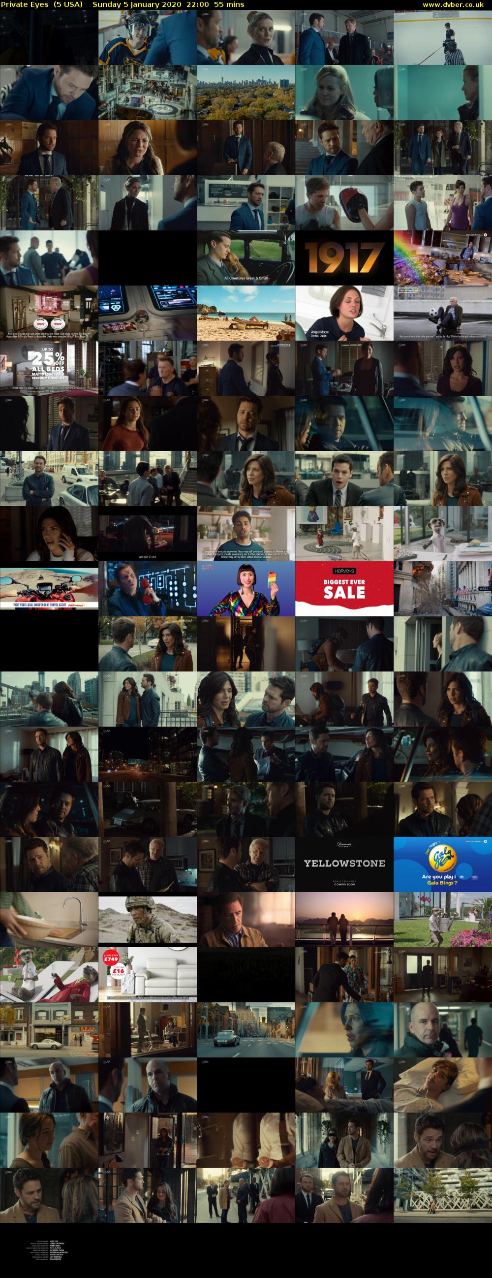 Private Eyes  (5 USA) Sunday 5 January 2020 22:00 - 22:55