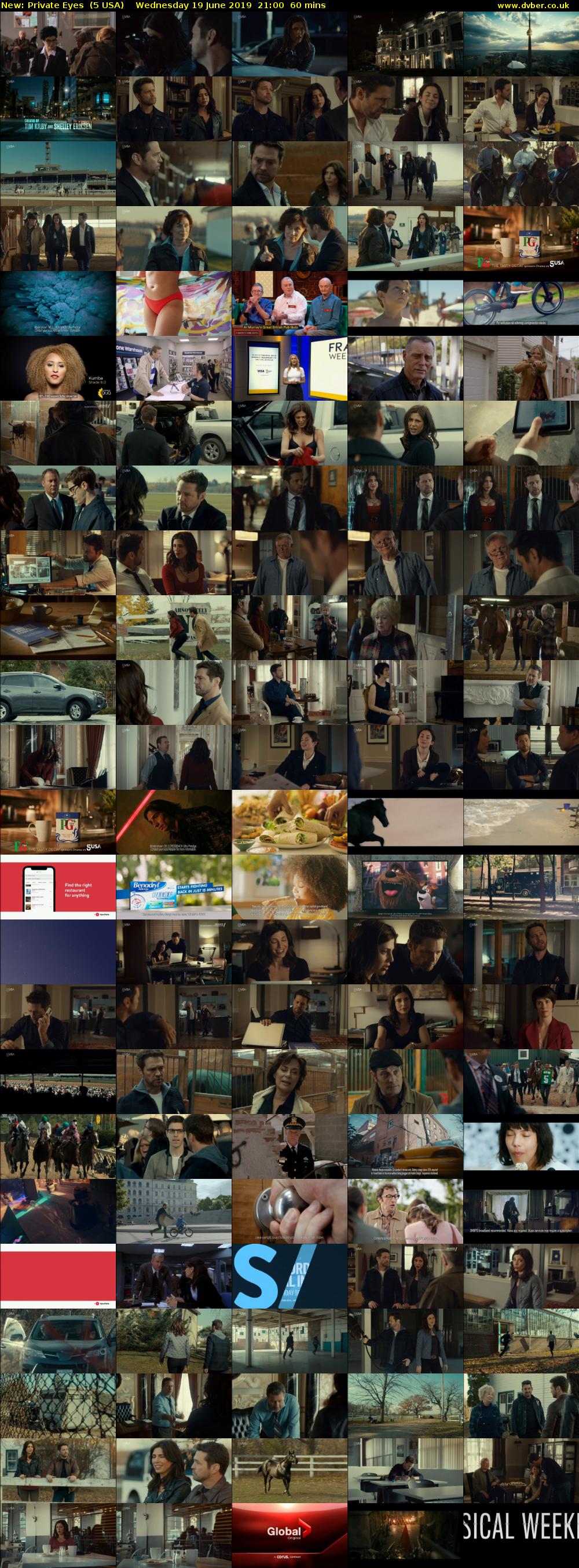 Private Eyes (5 USA) Wednesday 19 June 2019 21:00 - 22:00