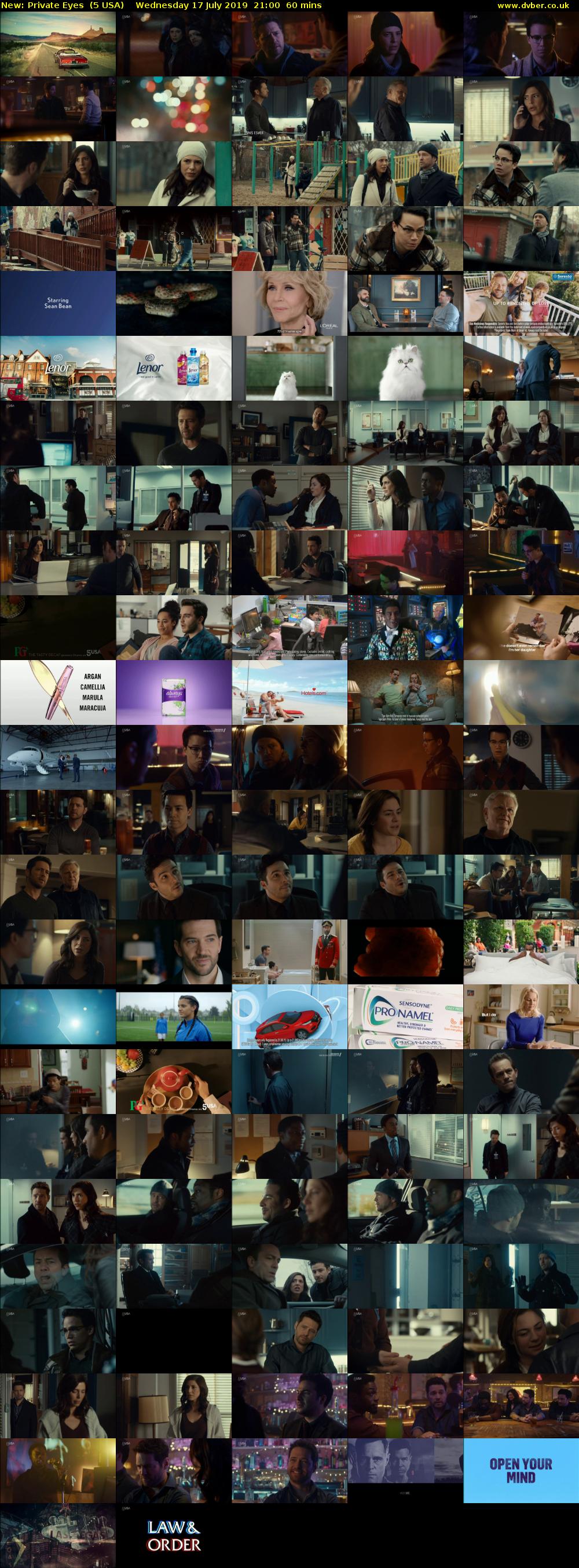 Private Eyes (5 USA) Wednesday 17 July 2019 21:00 - 22:00