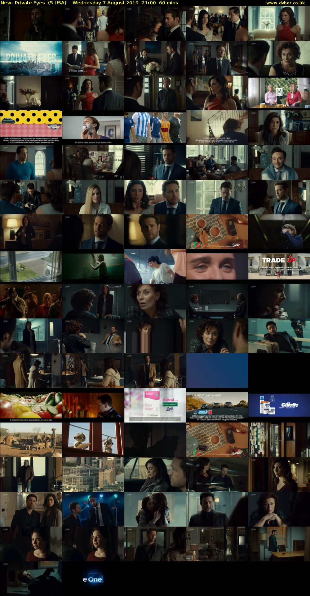 Private Eyes (5 USA) Wednesday 7 August 2019 21:00 - 22:00