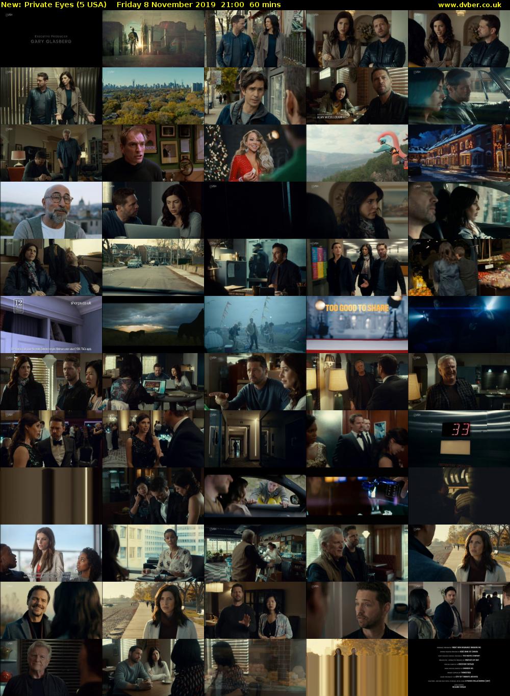 Private Eyes (5 USA) Friday 8 November 2019 21:00 - 22:00