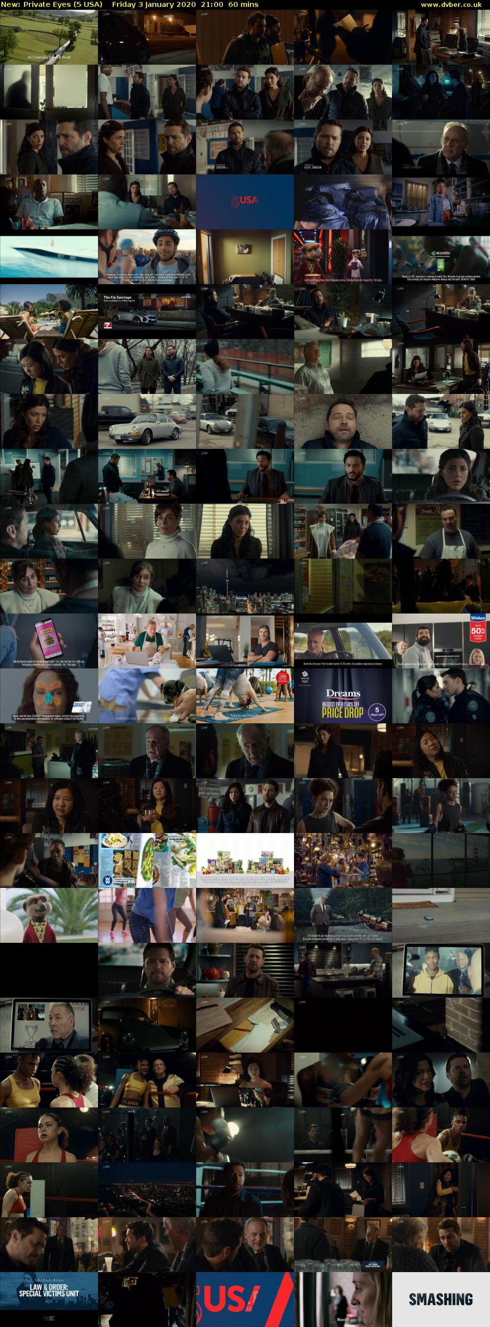Private Eyes (5 USA) Friday 3 January 2020 21:00 - 22:00