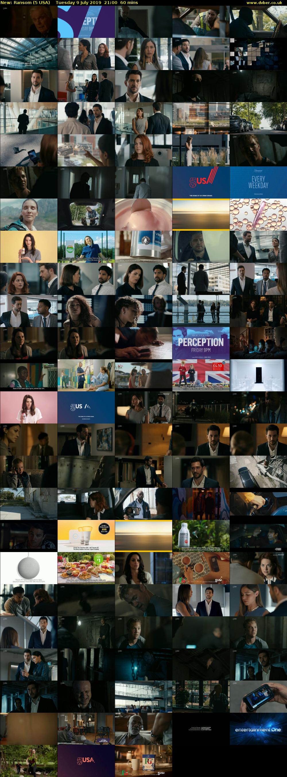 Ransom (5 USA) Tuesday 9 July 2019 21:00 - 22:00