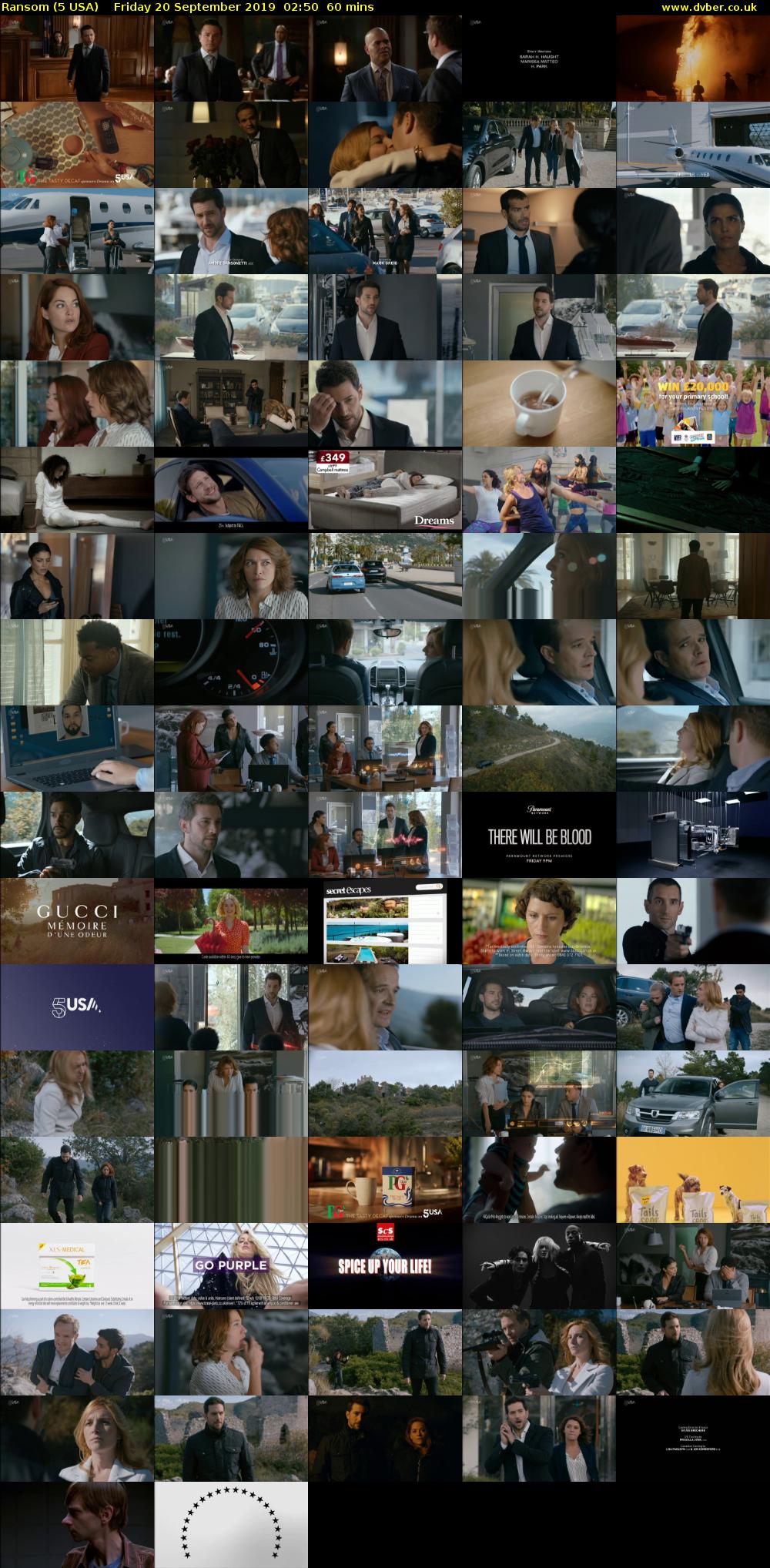 Ransom (5 USA) Friday 20 September 2019 02:50 - 03:50