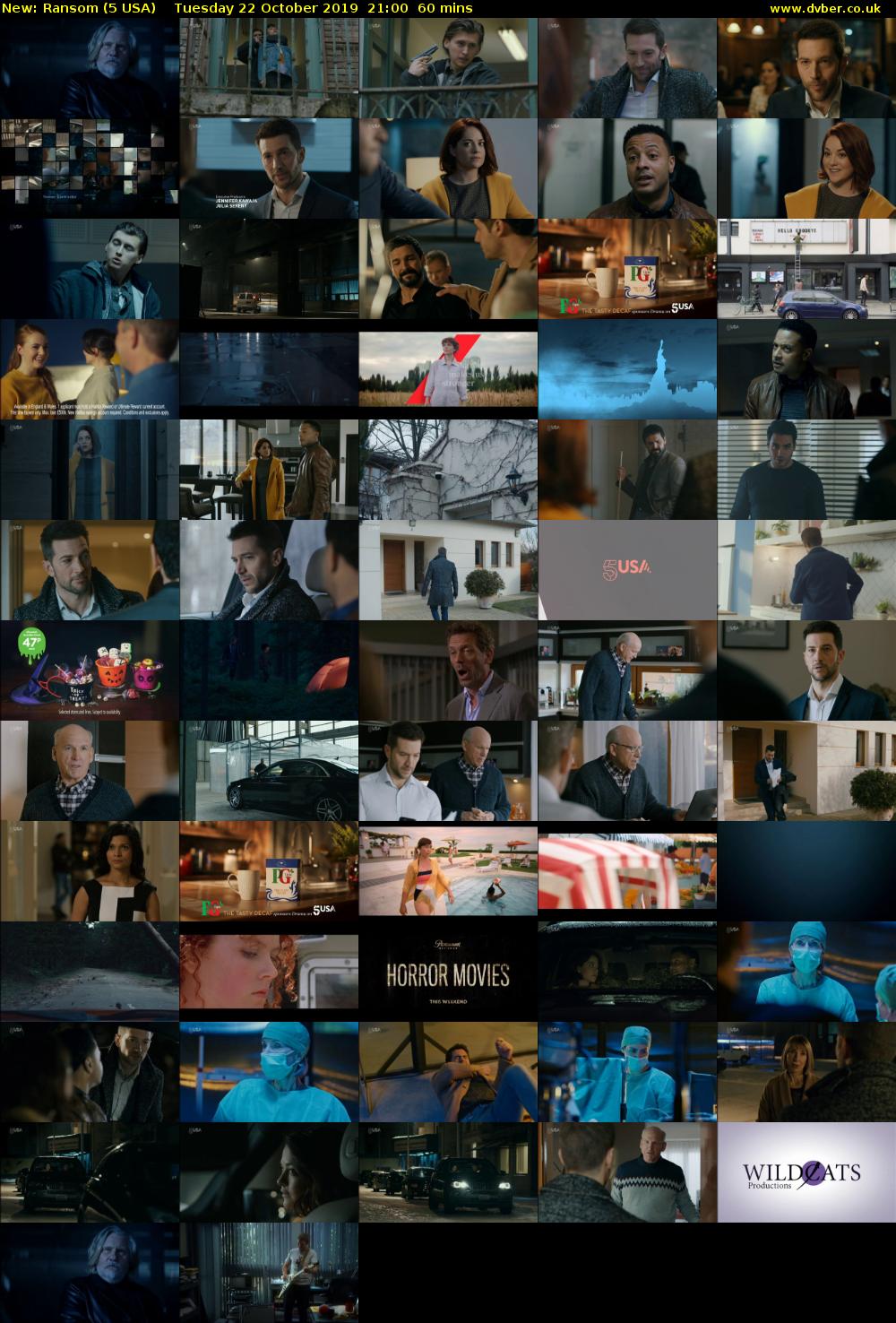 Ransom (5 USA) Tuesday 22 October 2019 21:00 - 22:00