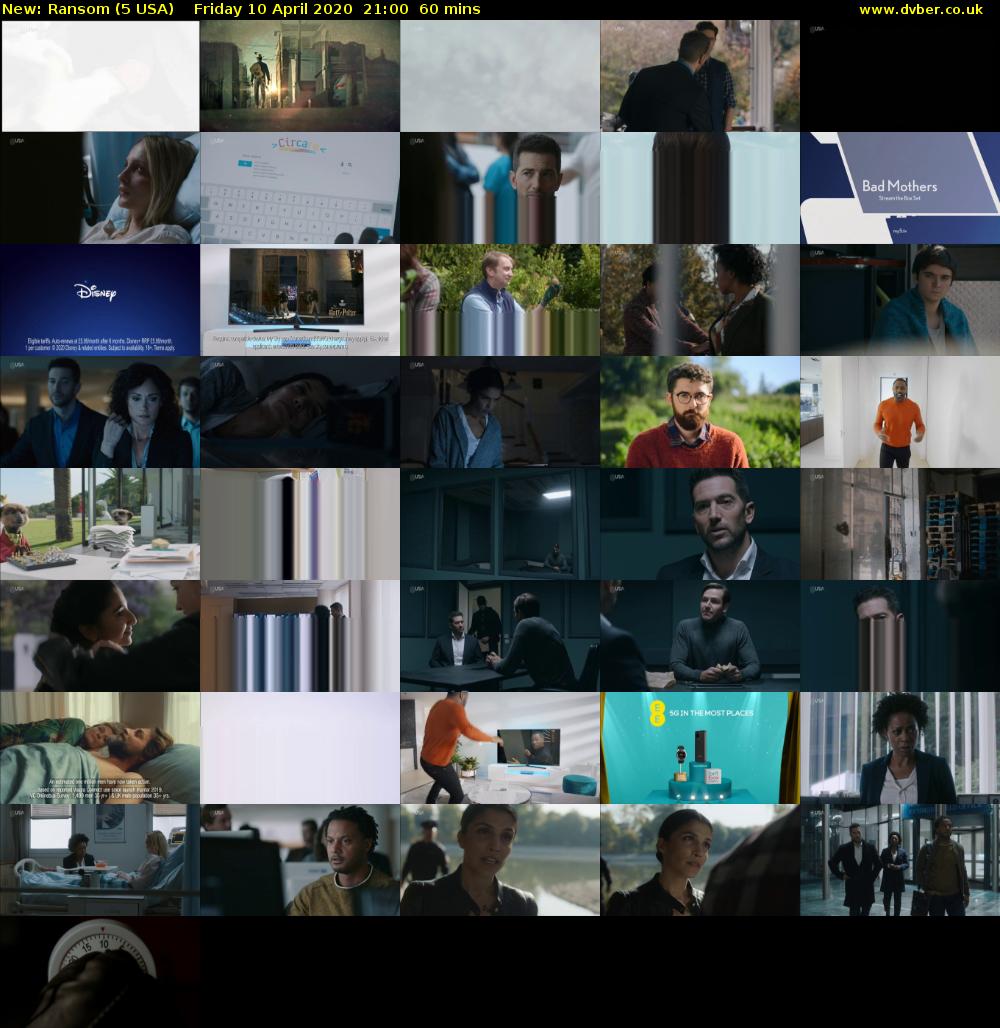 Ransom (5 USA) Friday 10 April 2020 21:00 - 22:00