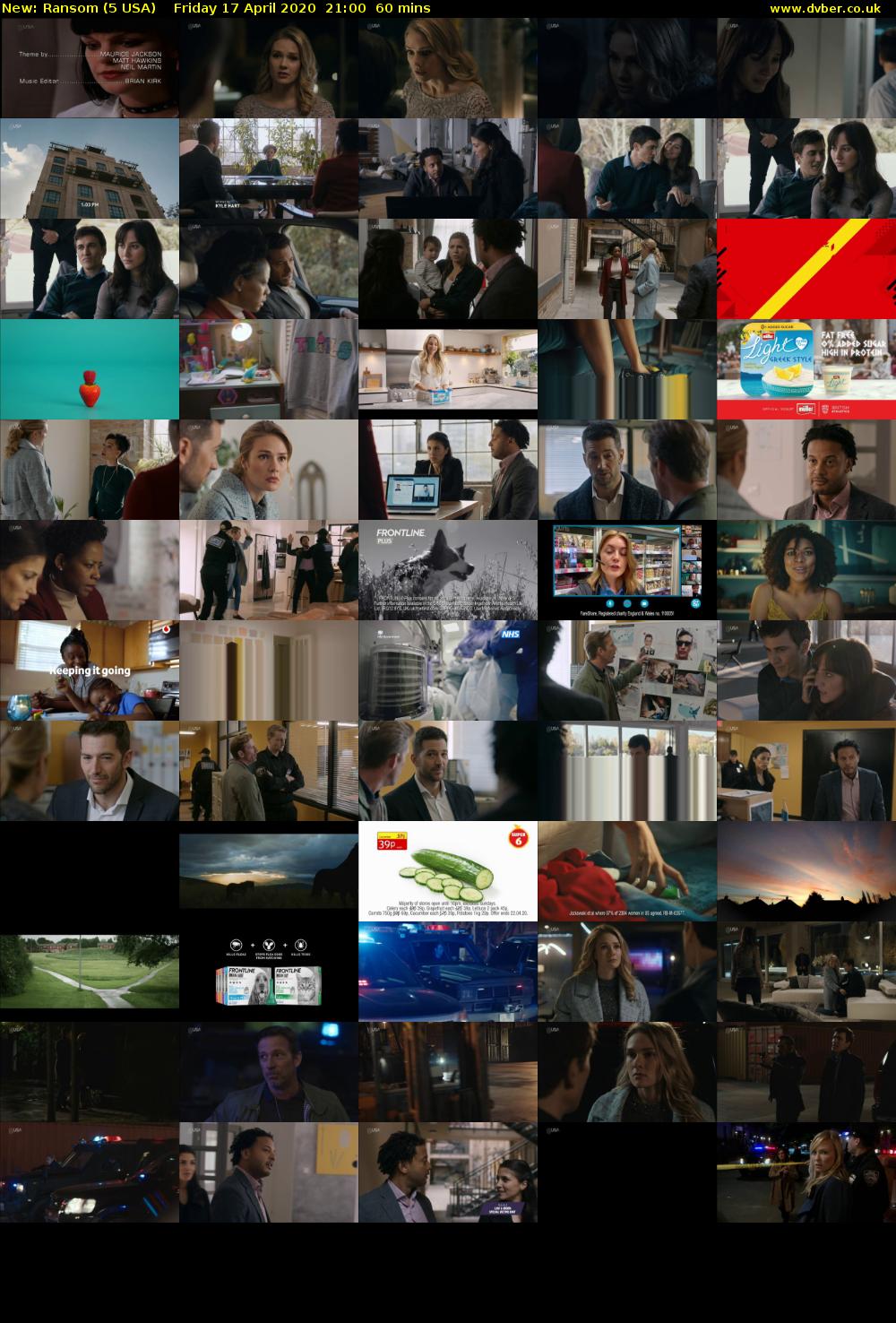 Ransom (5 USA) Friday 17 April 2020 21:00 - 22:00