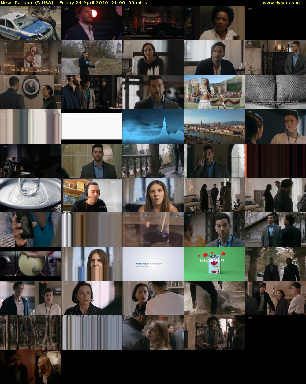 Ransom (5 USA) Friday 24 April 2020 21:00 - 22:00