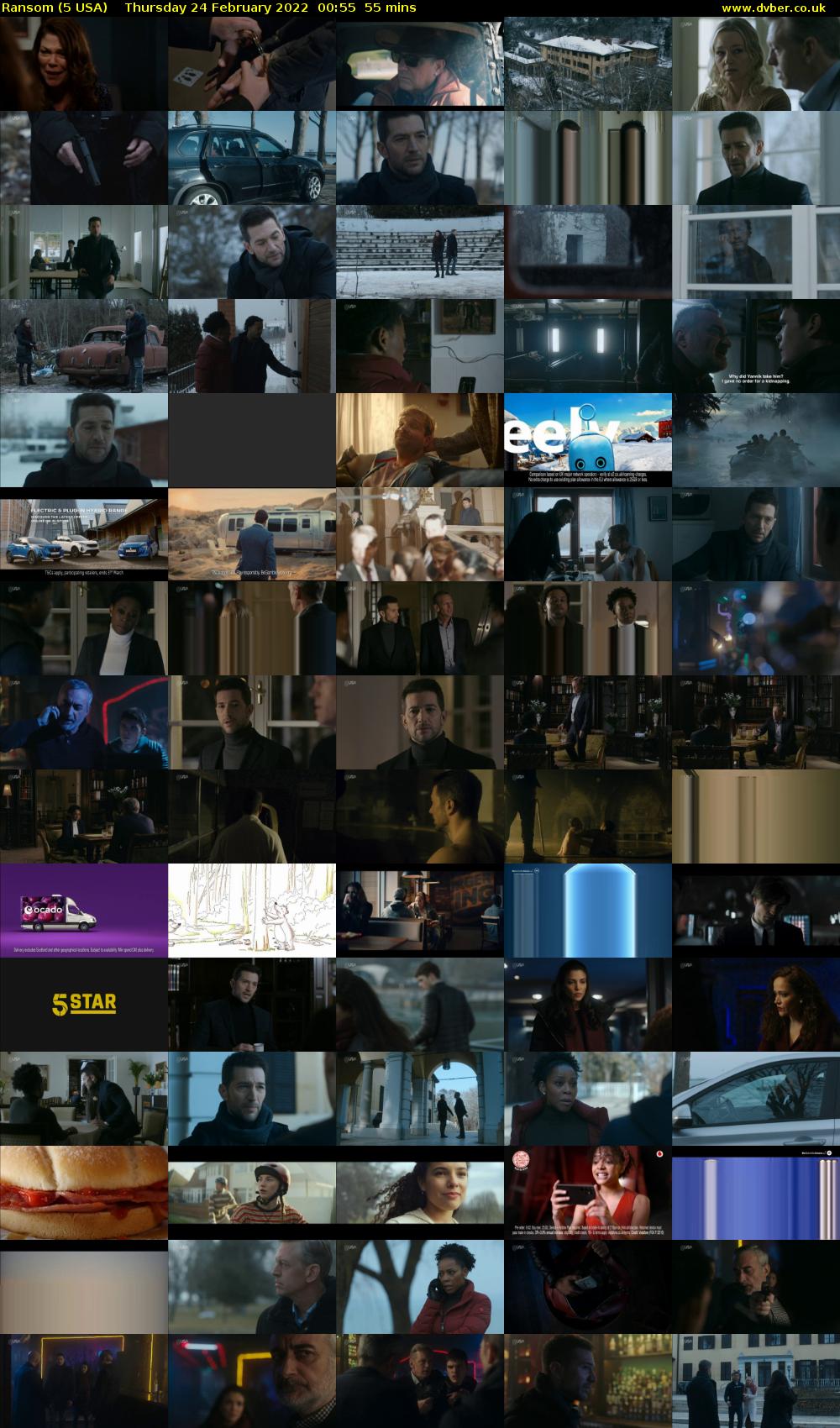 Ransom (5 USA) Thursday 24 February 2022 00:55 - 01:50
