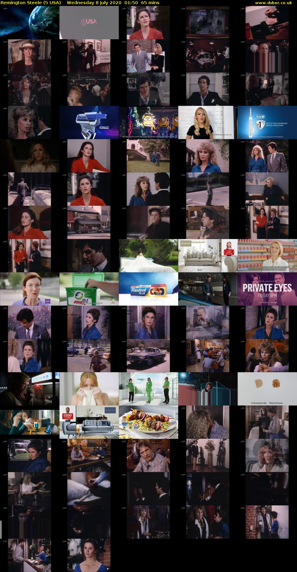 Remington Steele (5 USA) Wednesday 8 July 2020 01:50 - 02:55