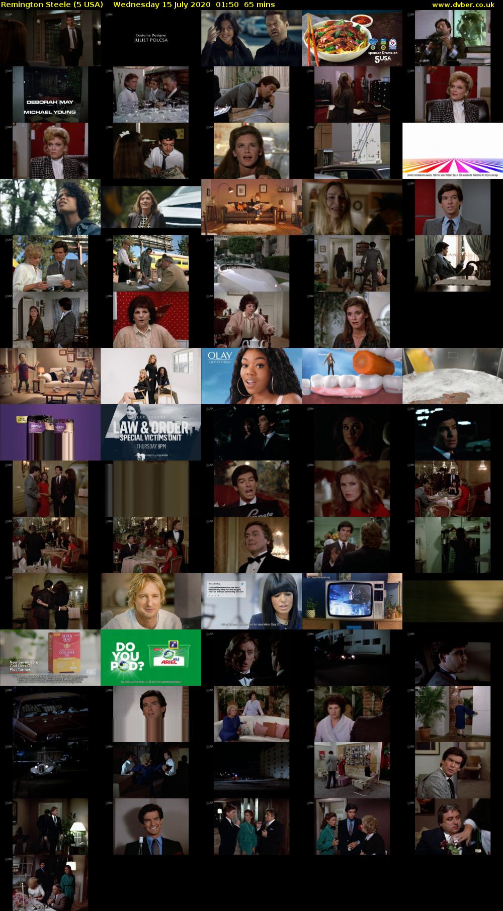 Remington Steele (5 USA) Wednesday 15 July 2020 01:50 - 02:55