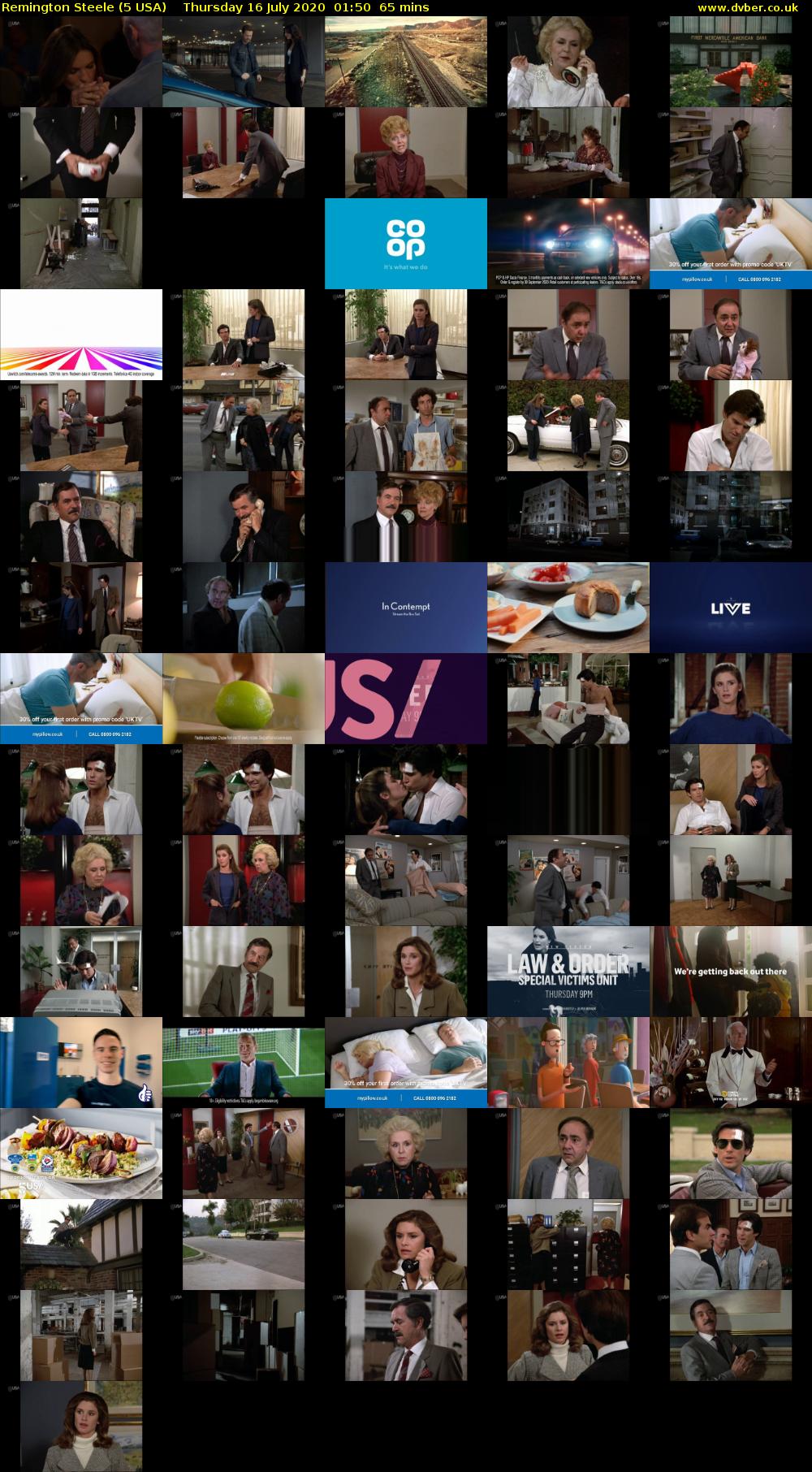 Remington Steele (5 USA) Thursday 16 July 2020 01:50 - 02:55