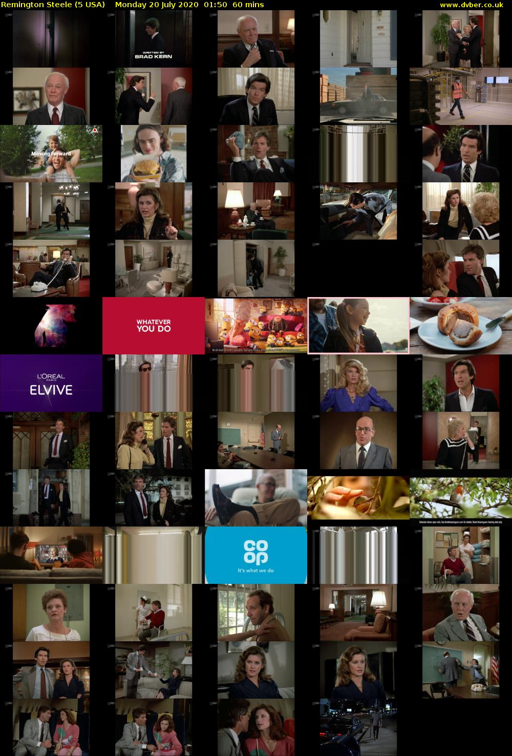 Remington Steele (5 USA) Monday 20 July 2020 01:50 - 02:50