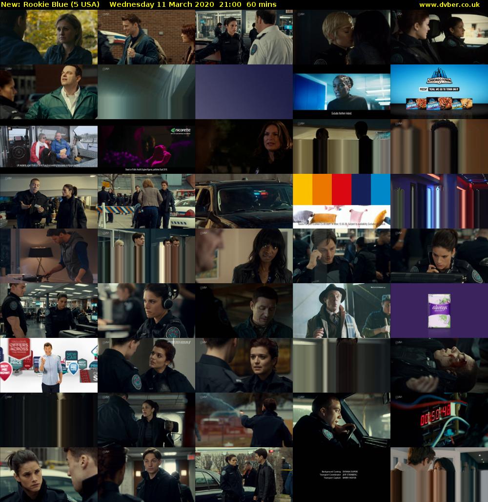 Rookie Blue (5 USA) Wednesday 11 March 2020 21:00 - 22:00