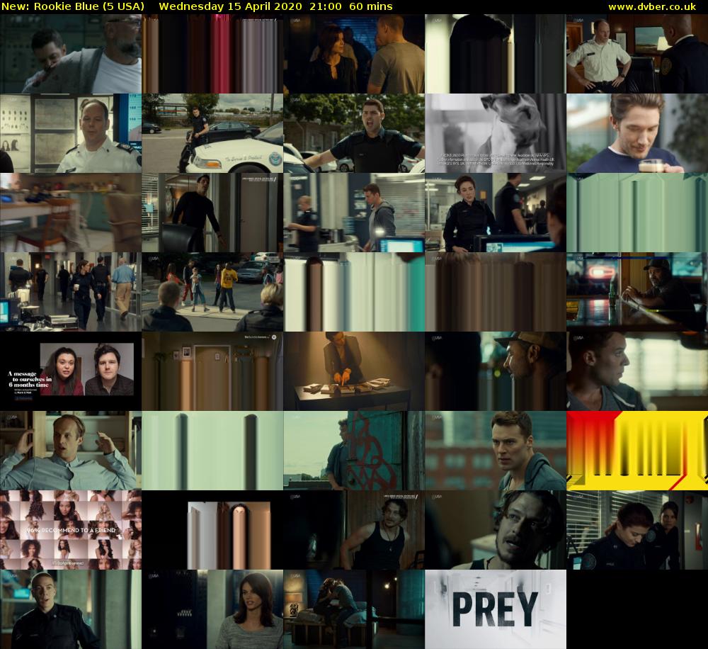 Rookie Blue (5 USA) Wednesday 15 April 2020 21:00 - 22:00