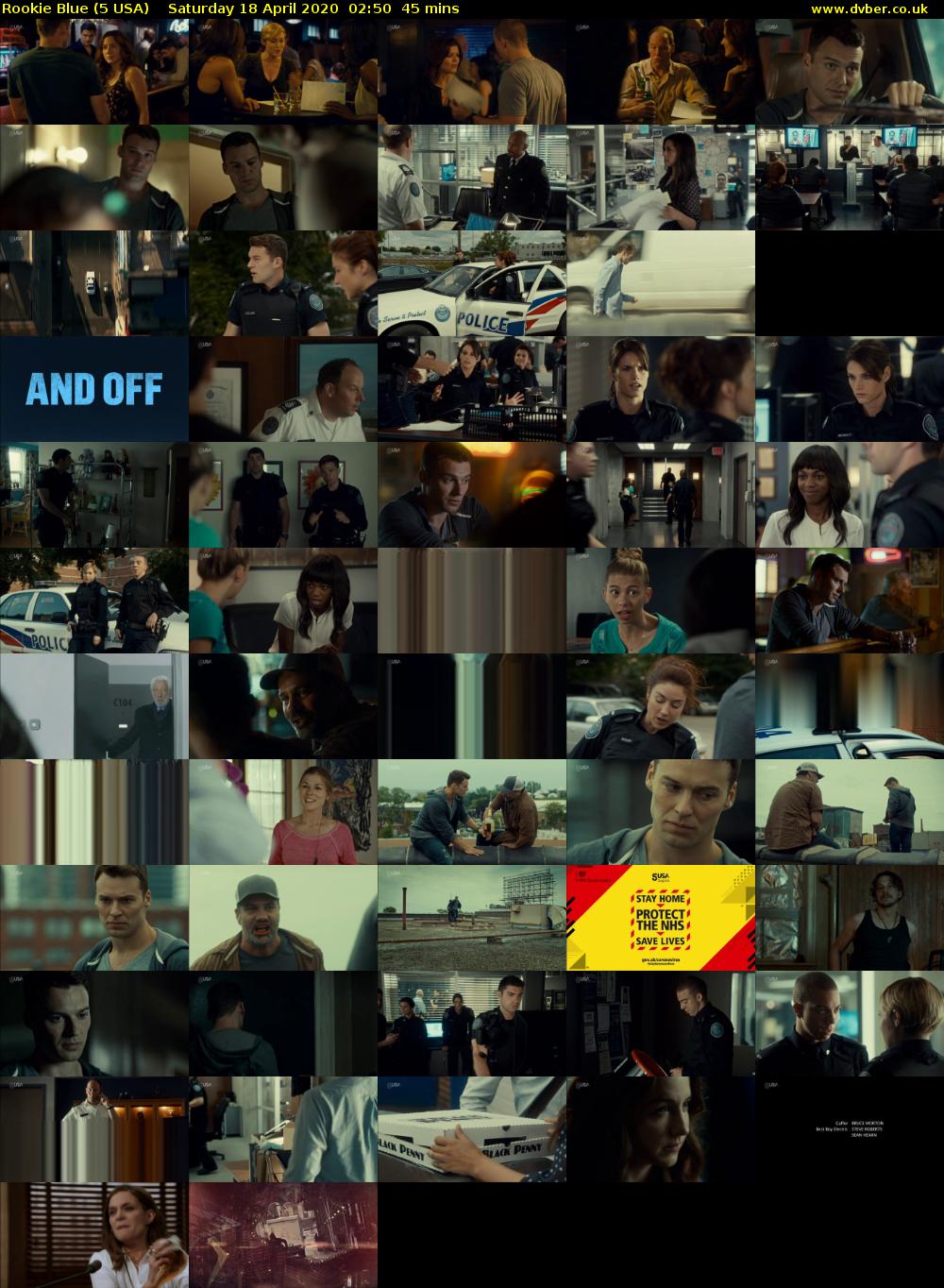 Rookie Blue (5 USA) Saturday 18 April 2020 02:50 - 03:35