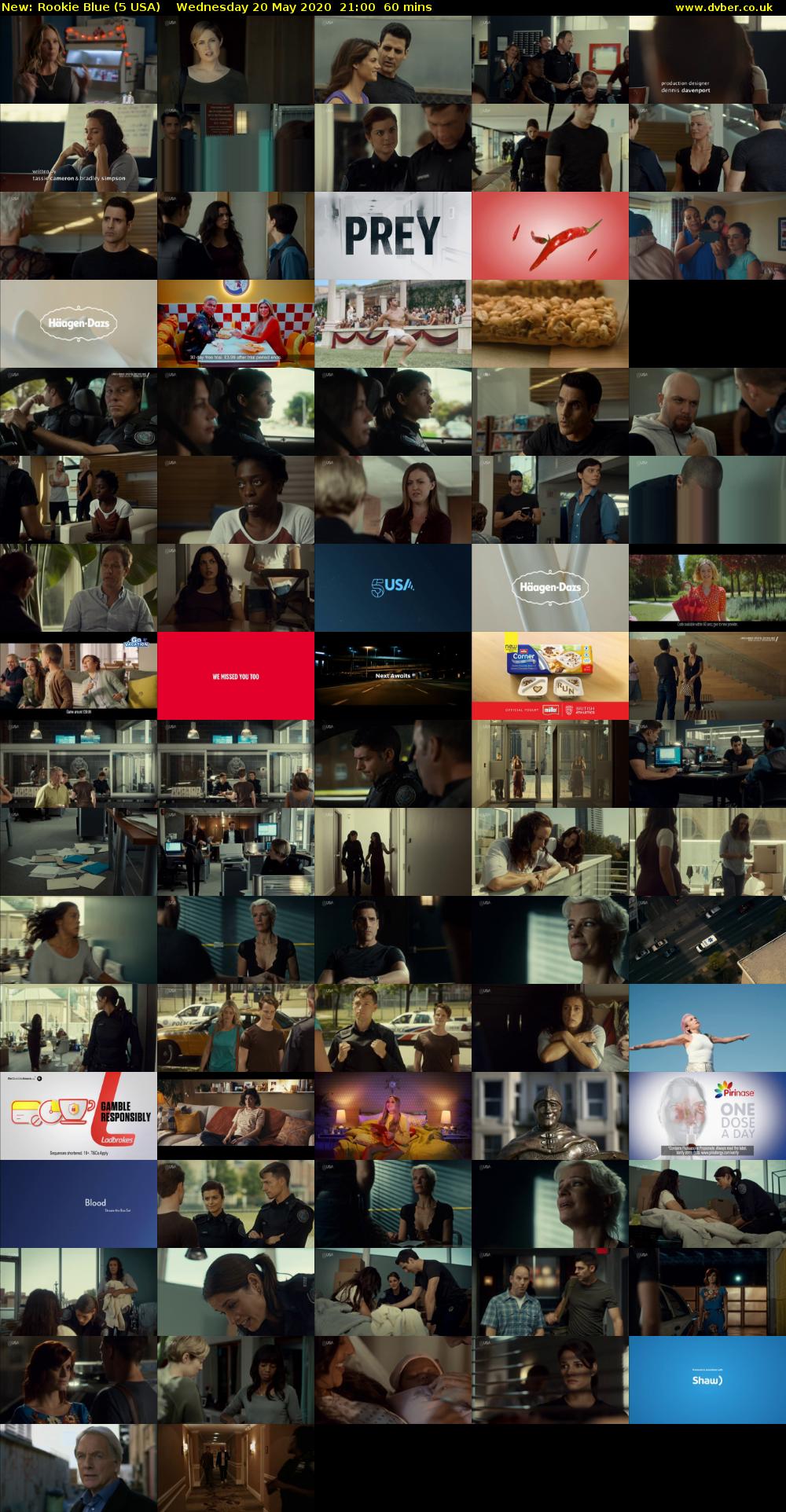 Rookie Blue (5 USA) Wednesday 20 May 2020 21:00 - 22:00