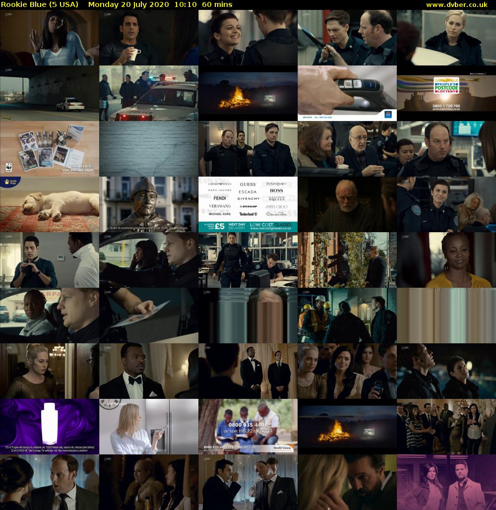 Rookie Blue (5 USA) Monday 20 July 2020 10:10 - 11:10