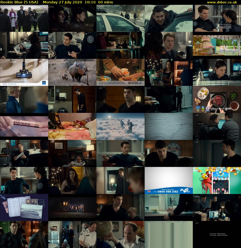 Rookie Blue (5 USA) Monday 27 July 2020 10:10 - 11:10