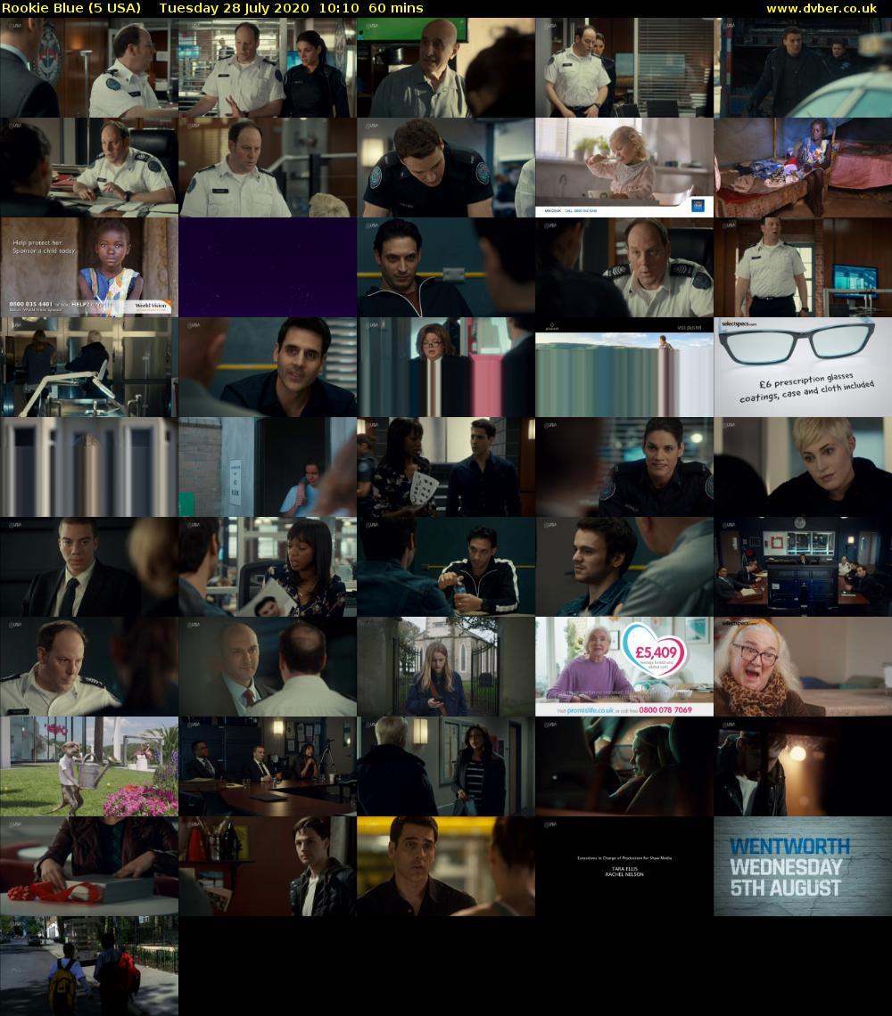 Rookie Blue (5 USA) Tuesday 28 July 2020 10:10 - 11:10