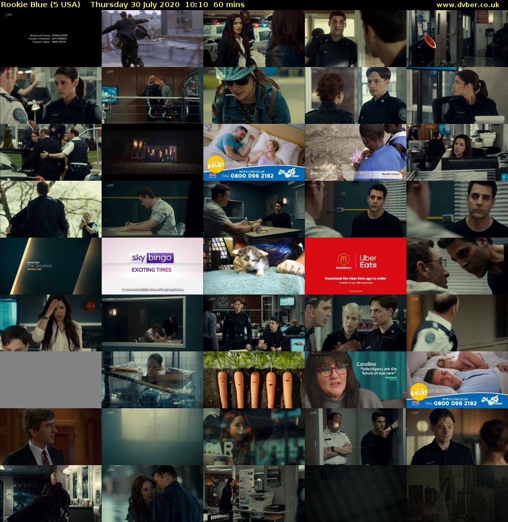 Rookie Blue (5 USA) Thursday 30 July 2020 10:10 - 11:10