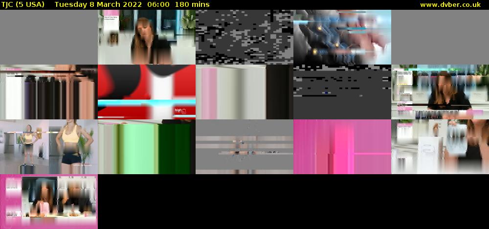 TJC (5 USA) Tuesday 8 March 2022 06:00 - 09:00