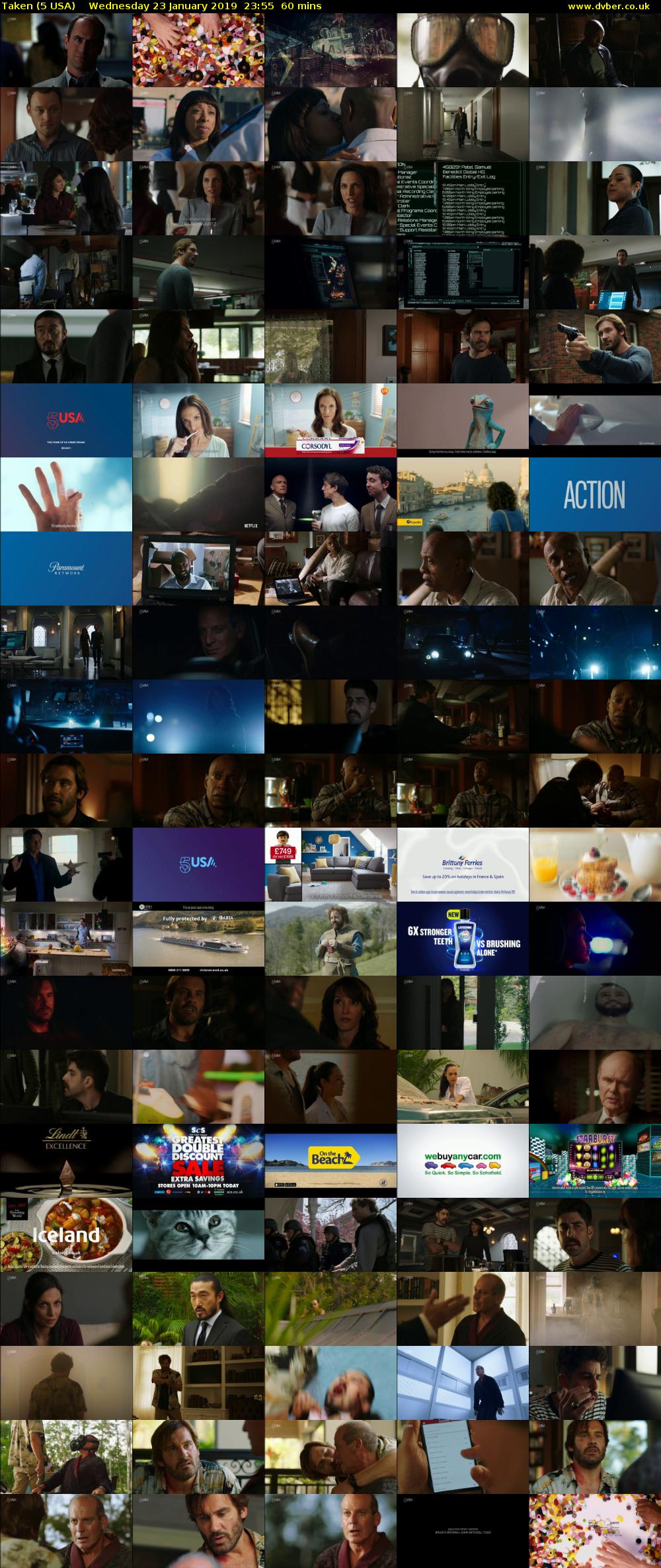 Taken (5 USA) Wednesday 23 January 2019 23:55 - 00:55